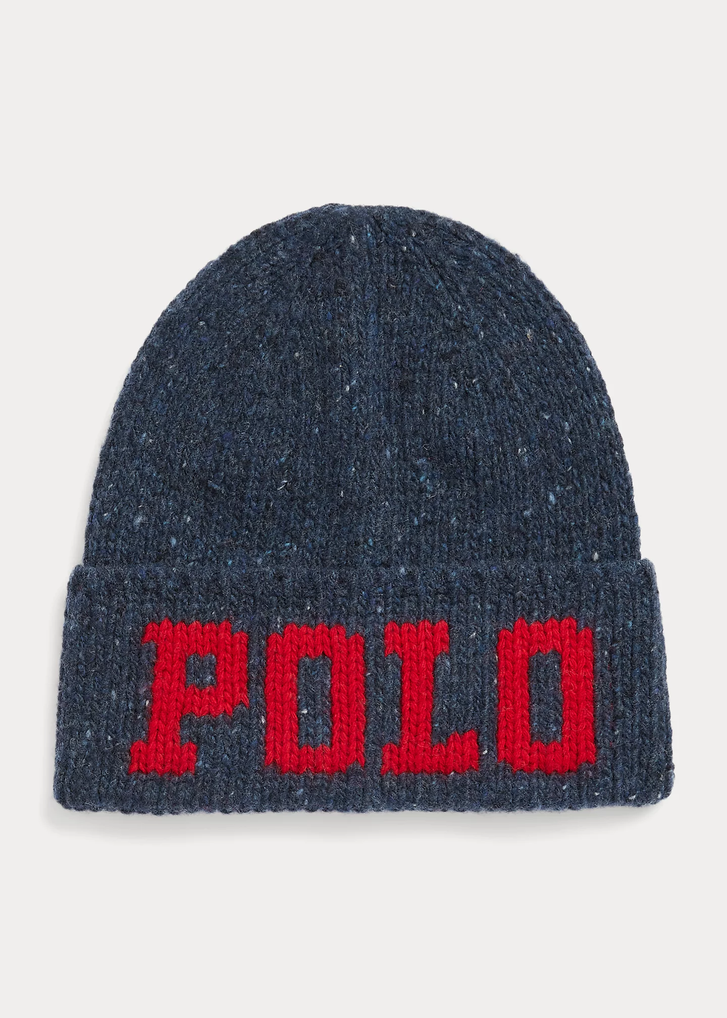 Intarsia-Knit Merino-Wool-Blend Beanie