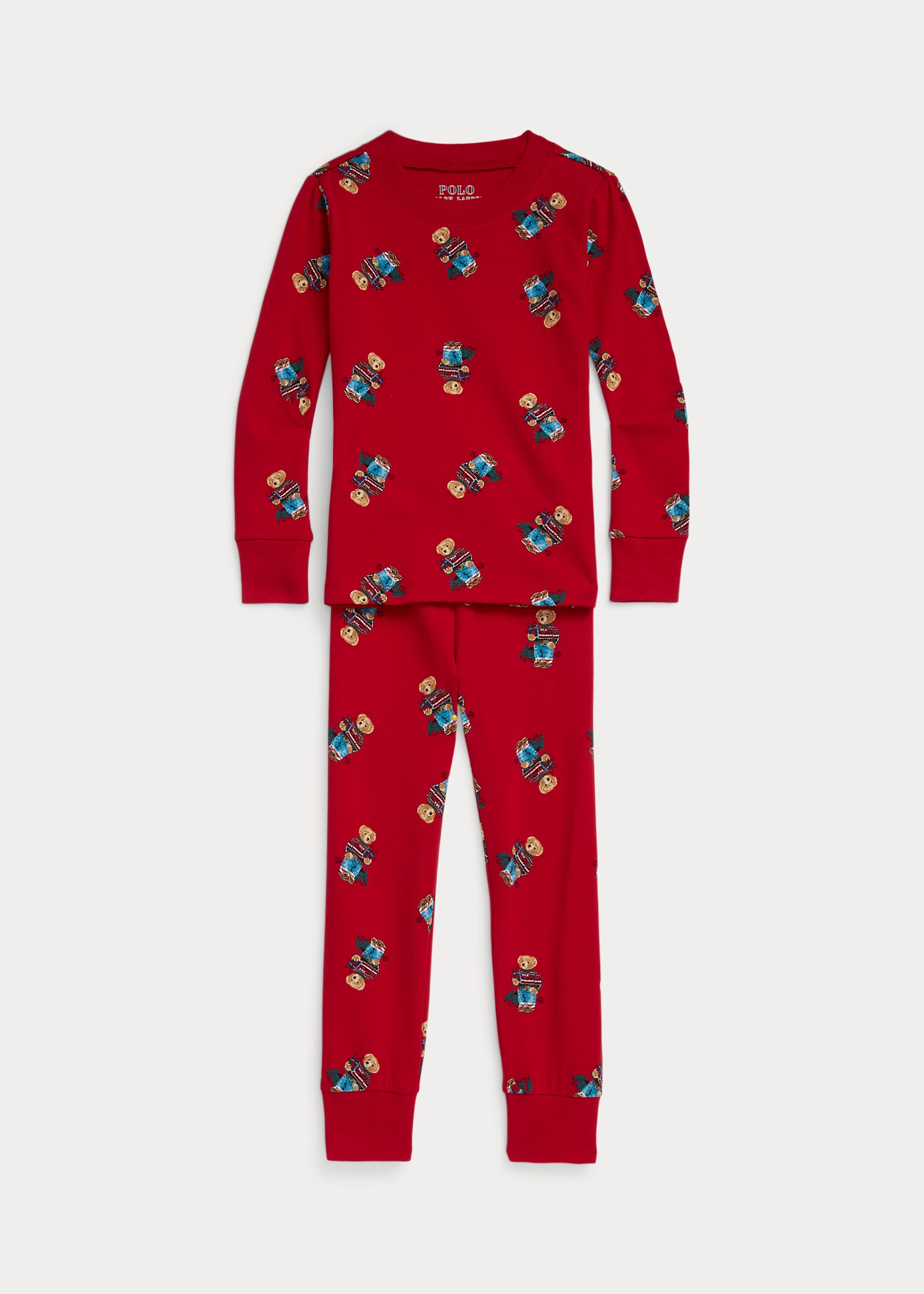 Polo Bear Stretch Jersey Sleep Set
