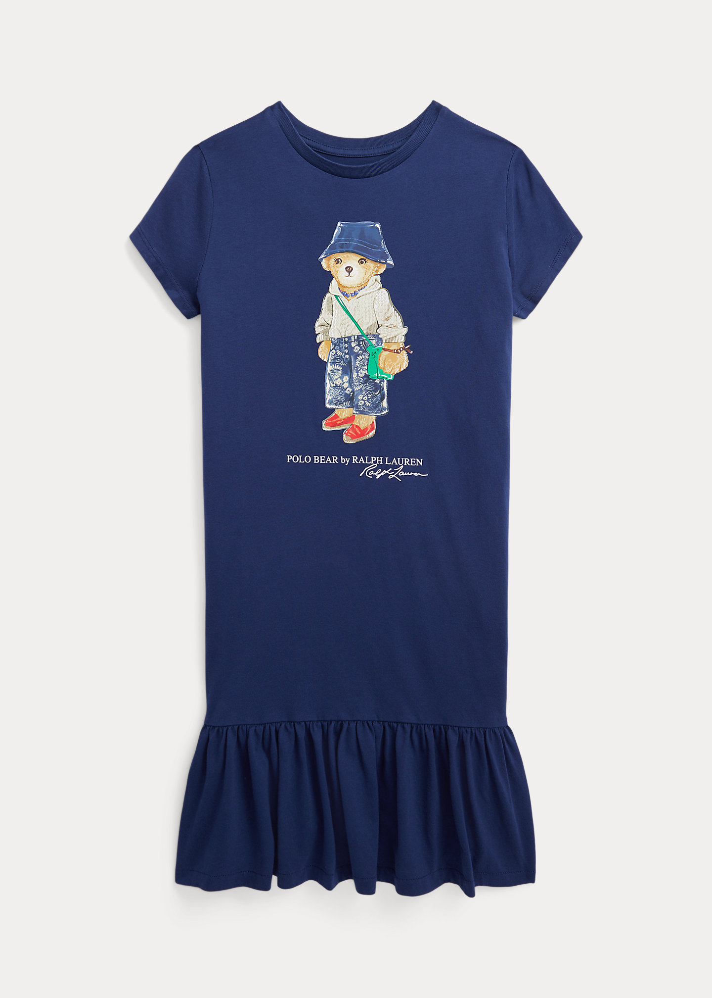 Polo Bear Cotton Jersey Tee Dress