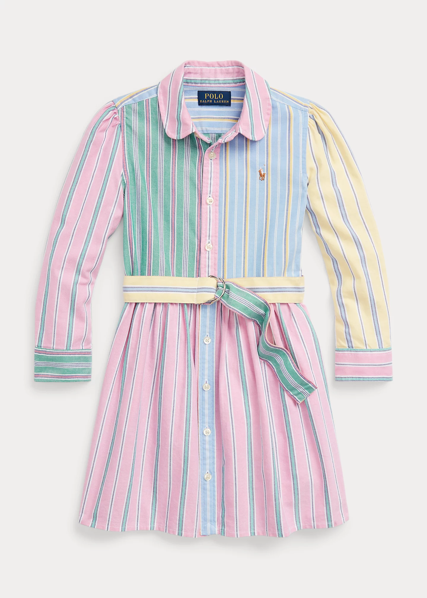 Belted Cotton Oxford Fun Shirtdress