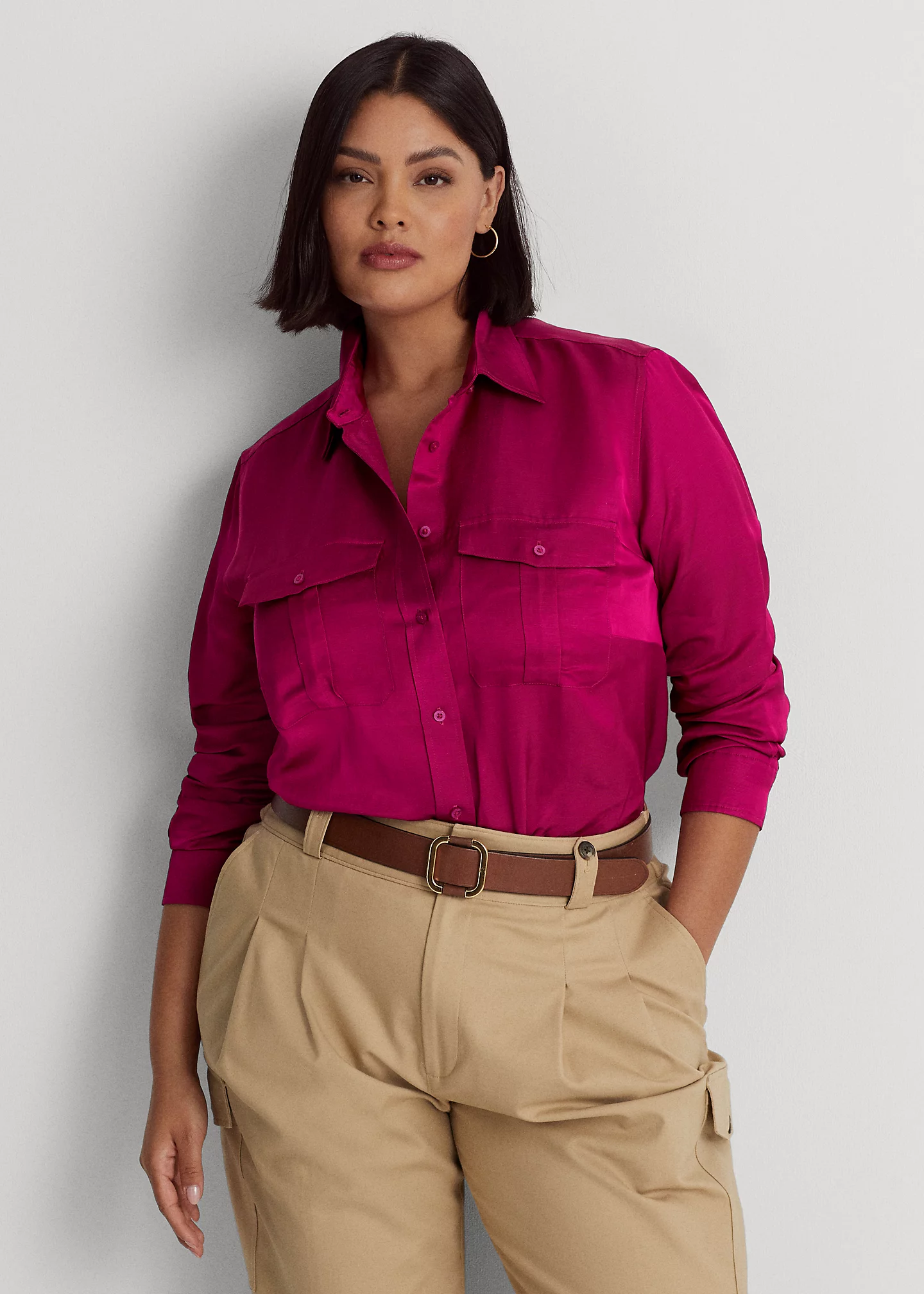 Satin Shantung Shirt