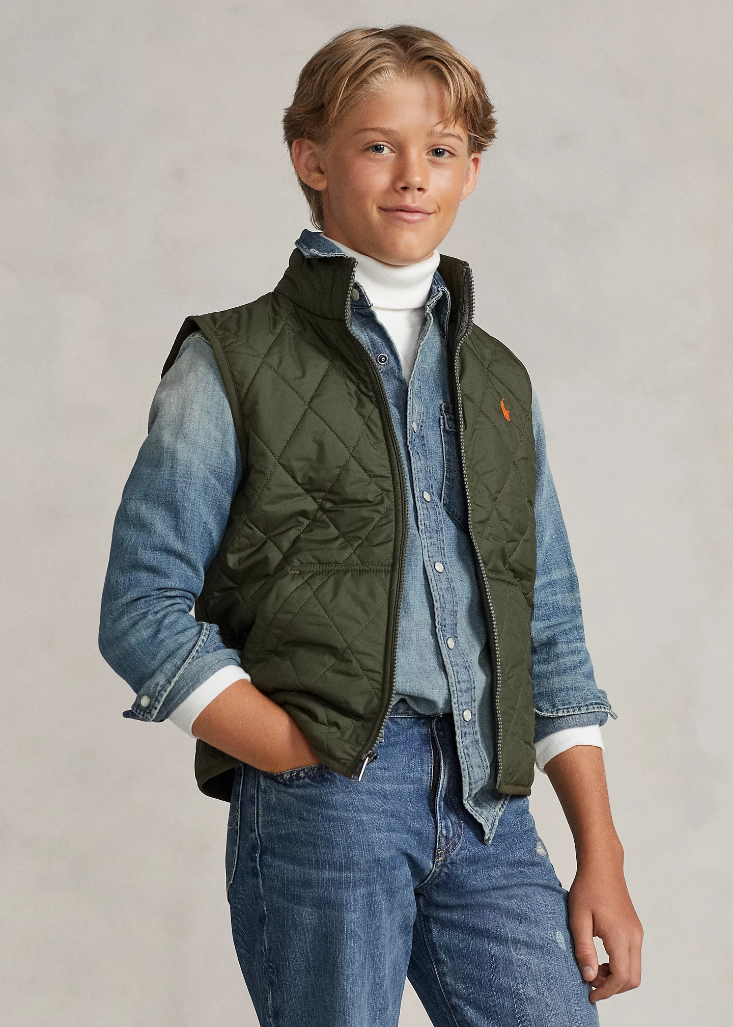 Quilted Water-Repellent Vest