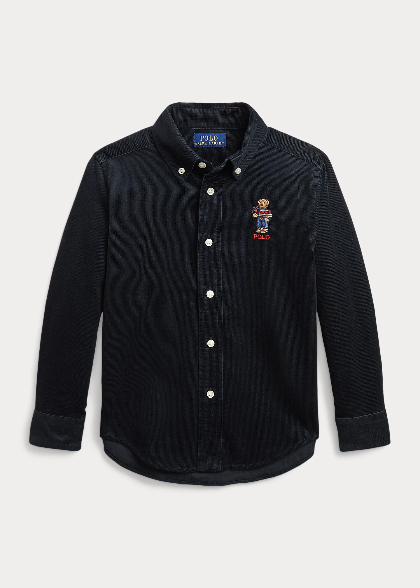 Polo Bear Cotton Corduroy Shirt