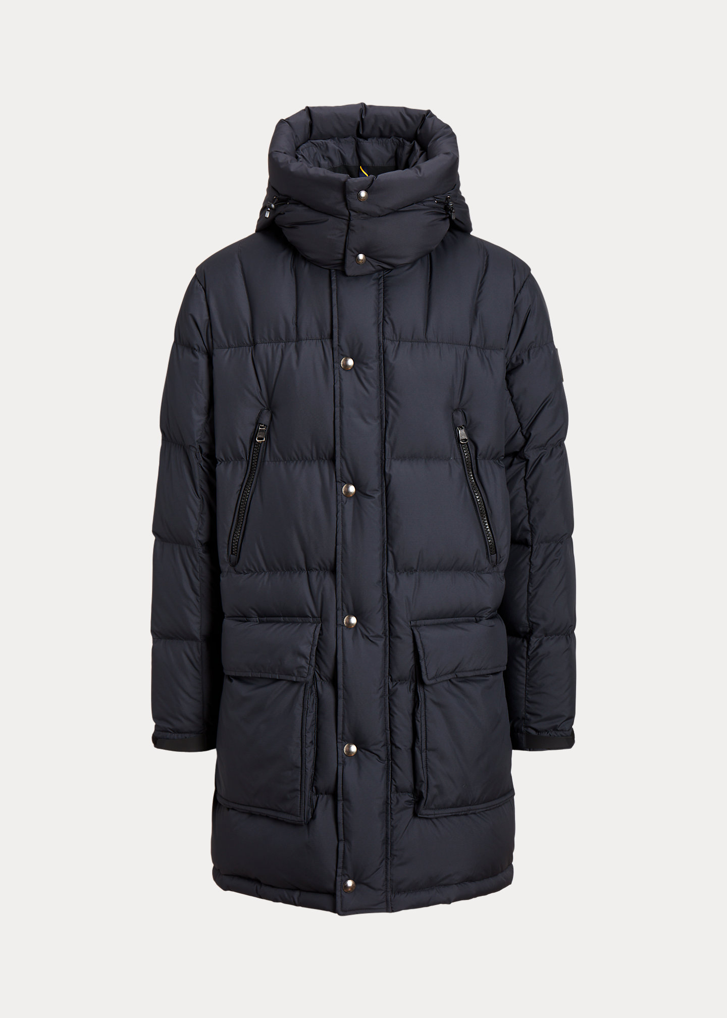 Water-Repellent Down Hooded Coat