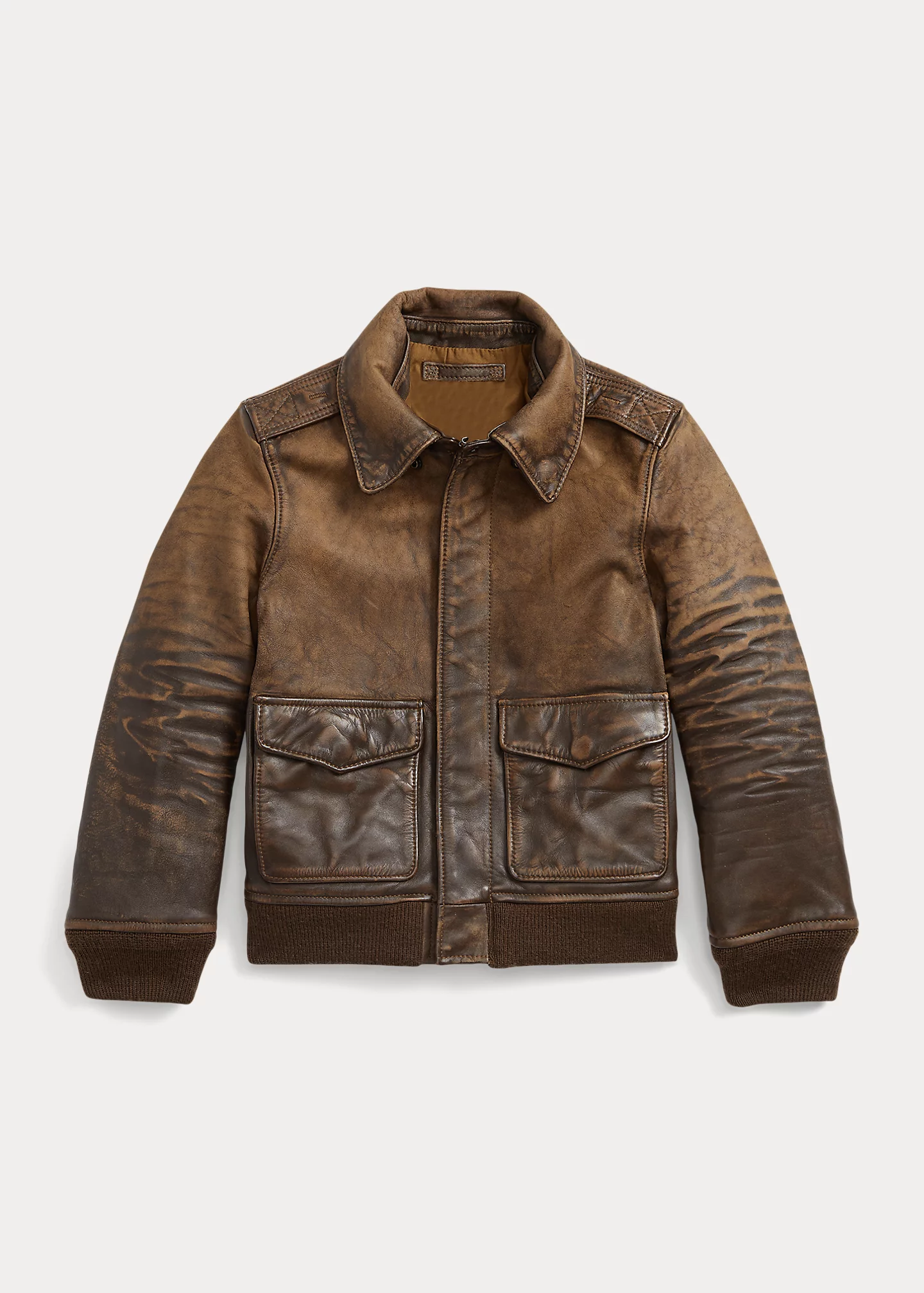 Leather Flight Jacket