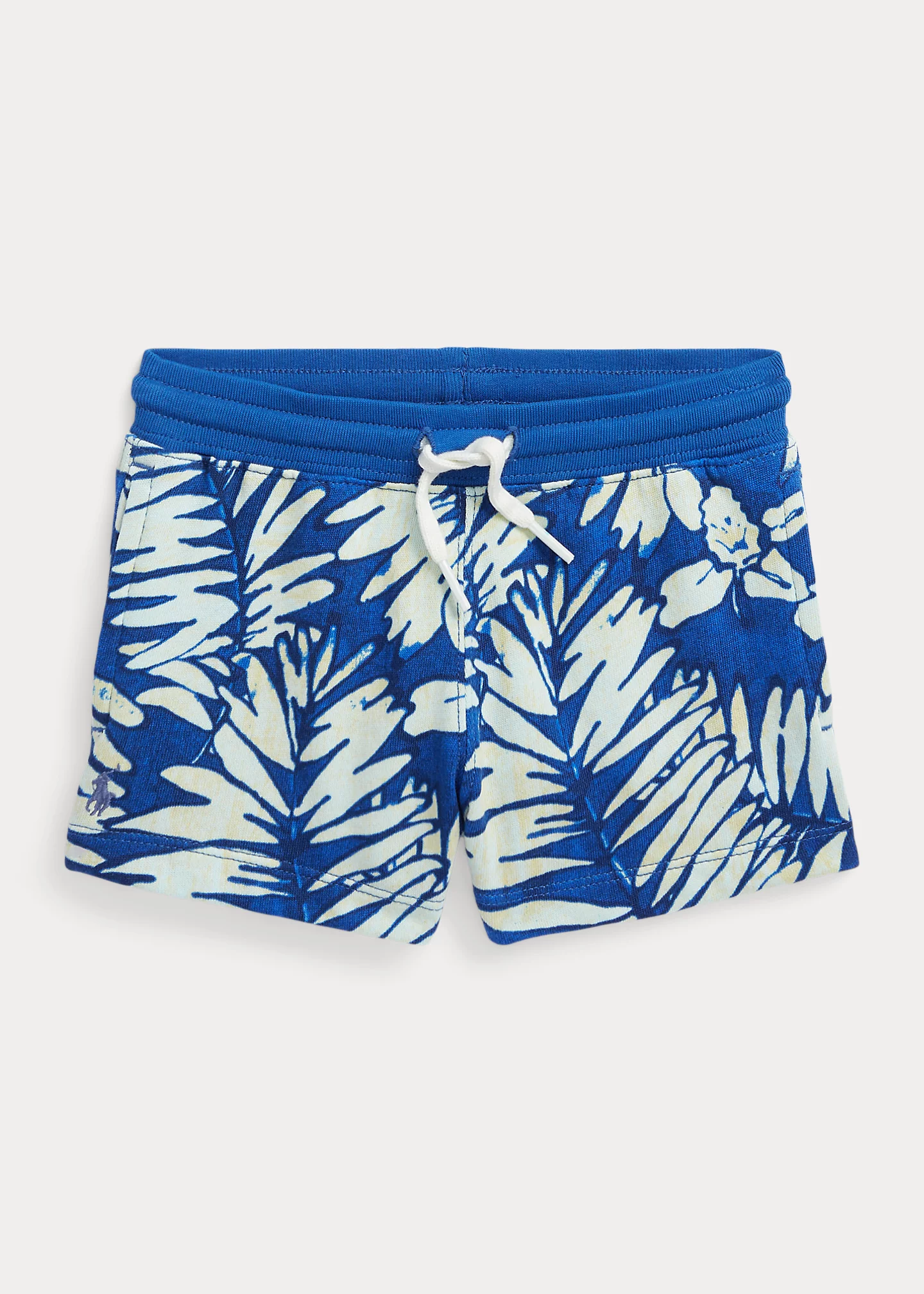 Tropical-Print Spa Terry Short