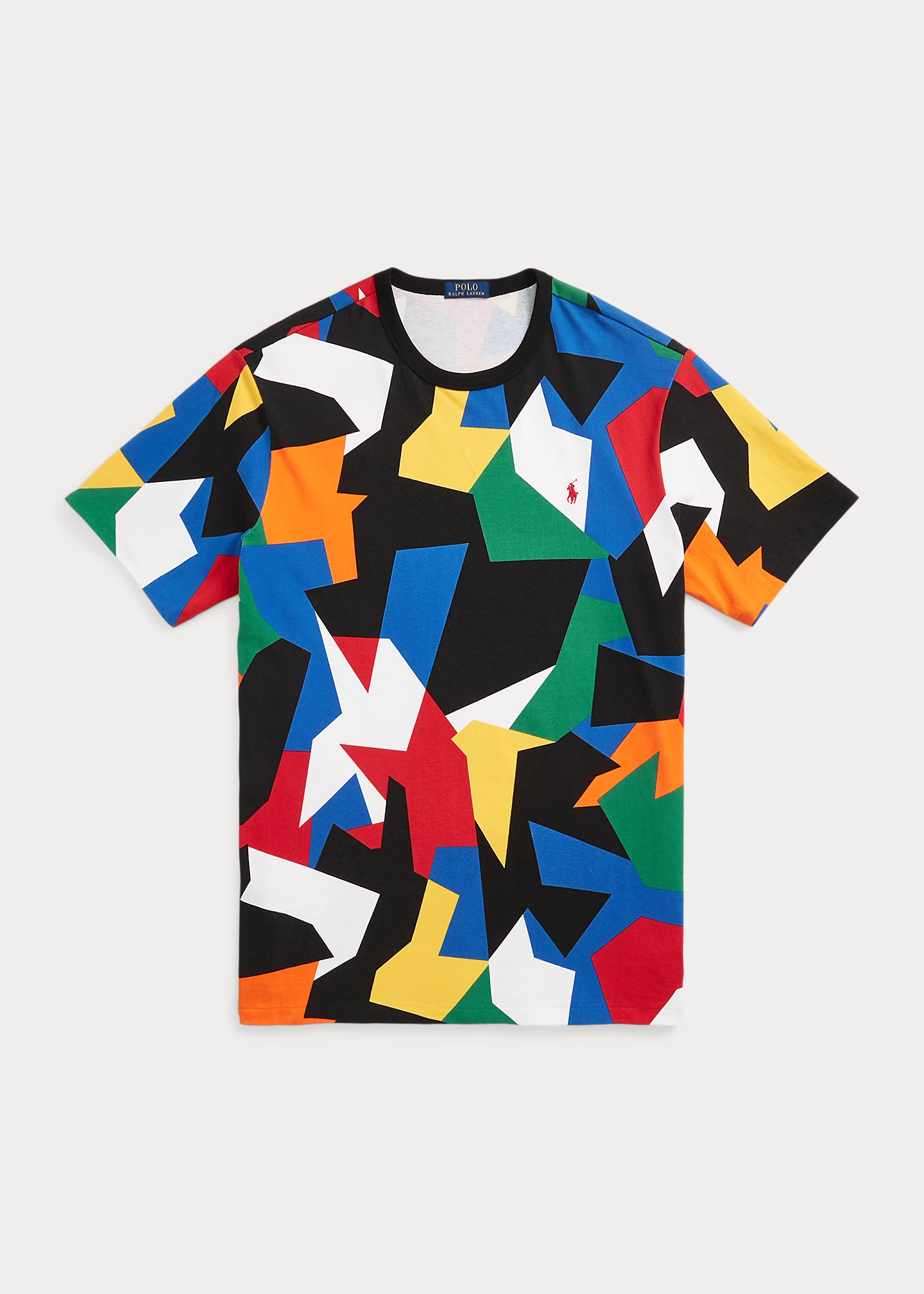 Abstract-Print Jersey T-Shirt