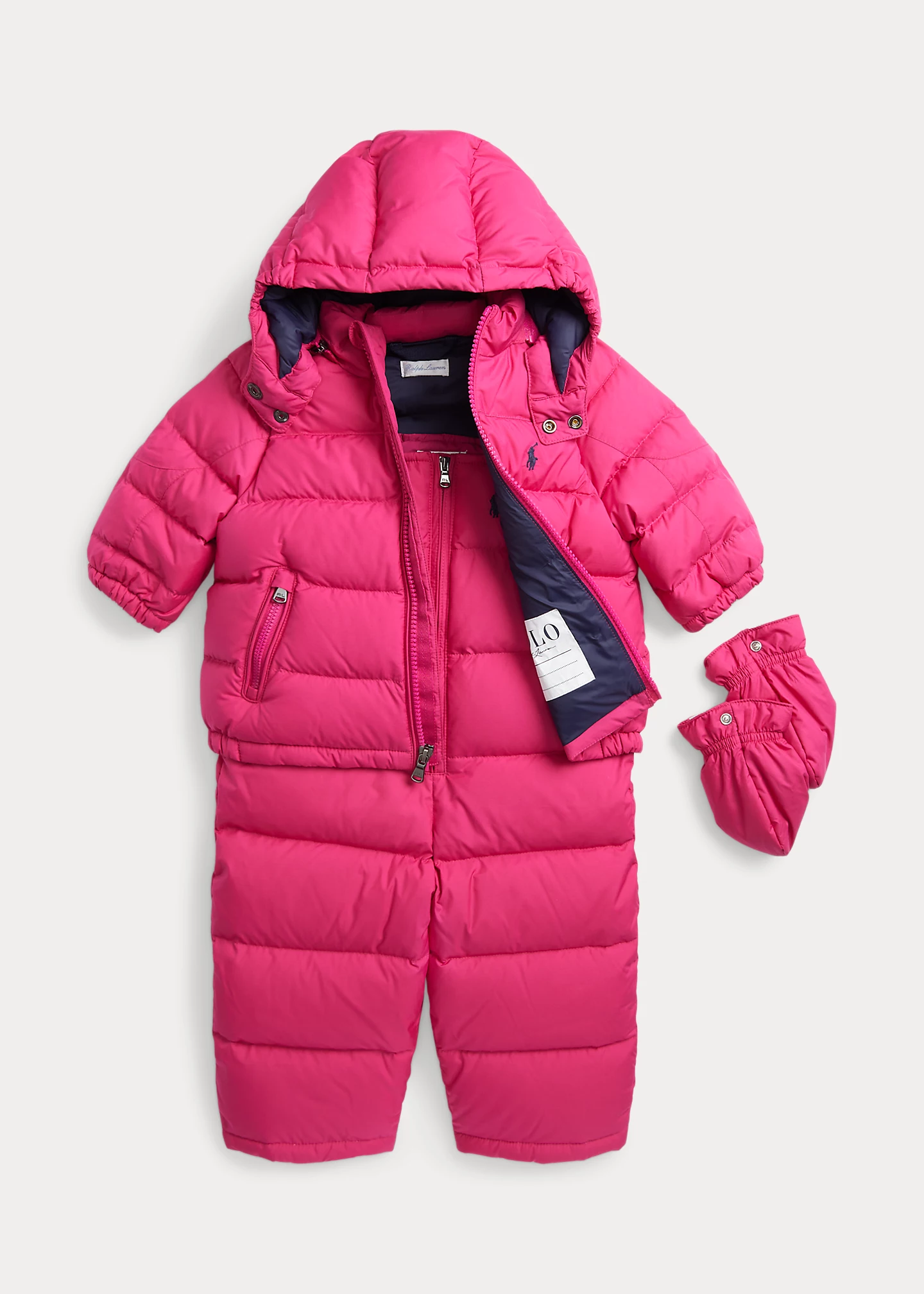 Water-Repellent Down Snowsuit Set