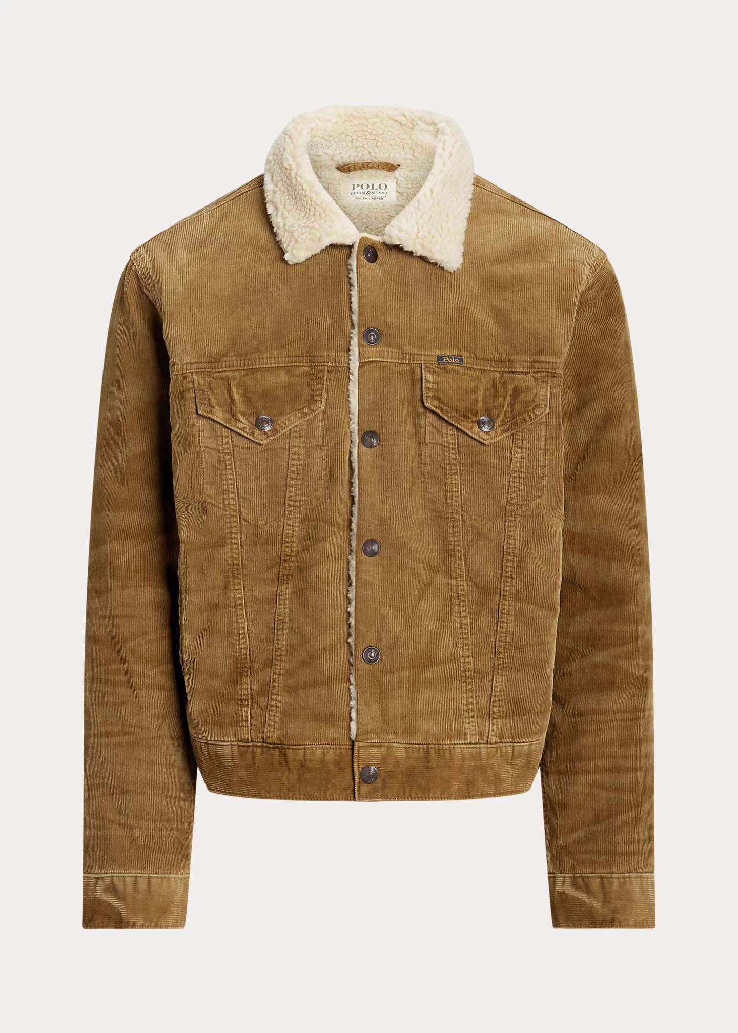Fleece-Lined Corduroy Trucker Jacket