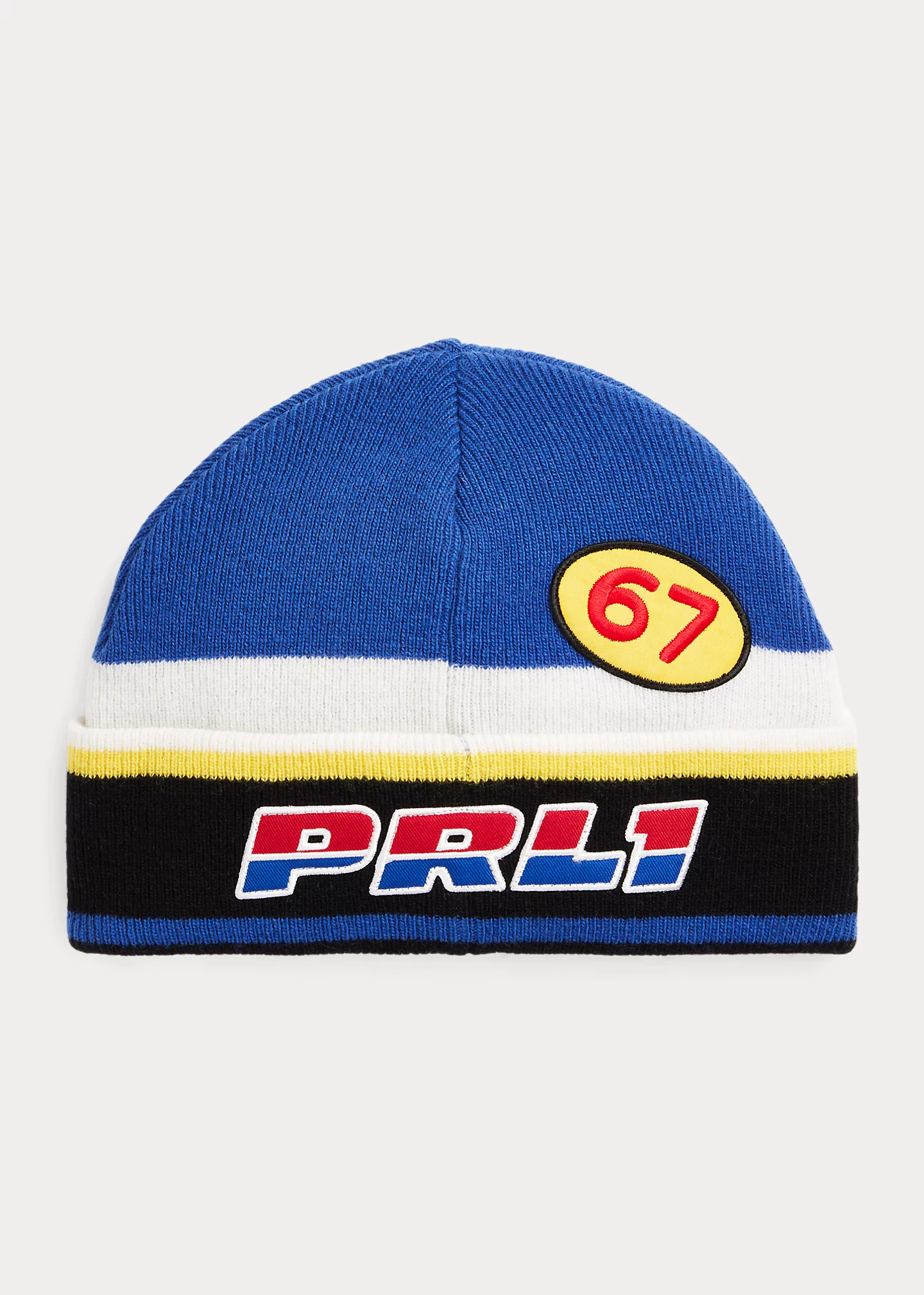 Logo-Patch Wool-Blend Beanie