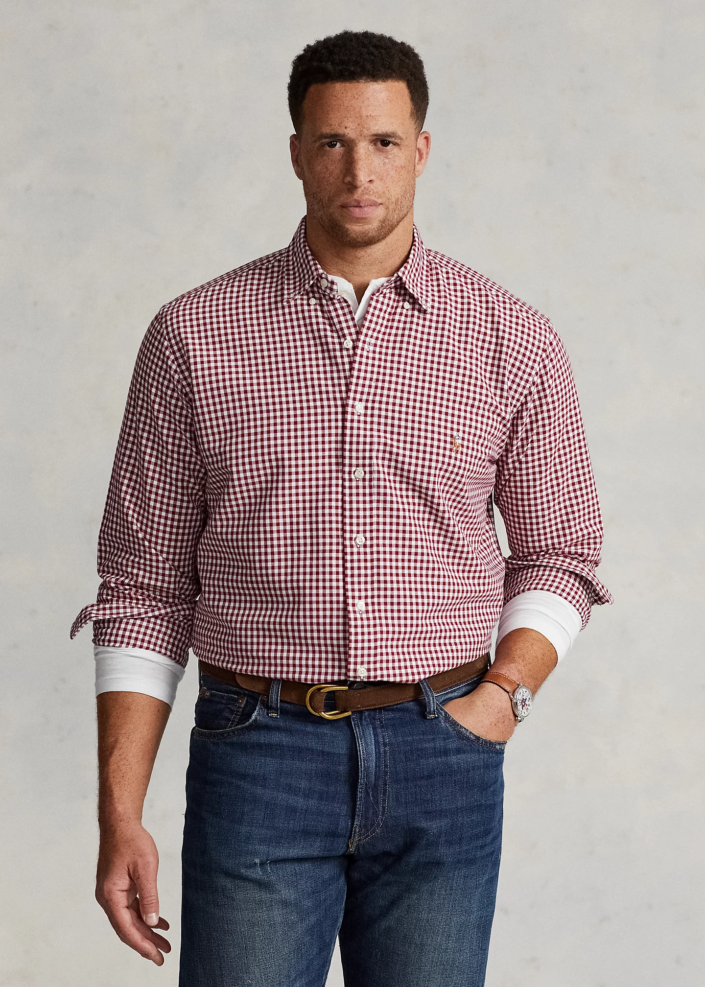 Gingham Oxford Shirt