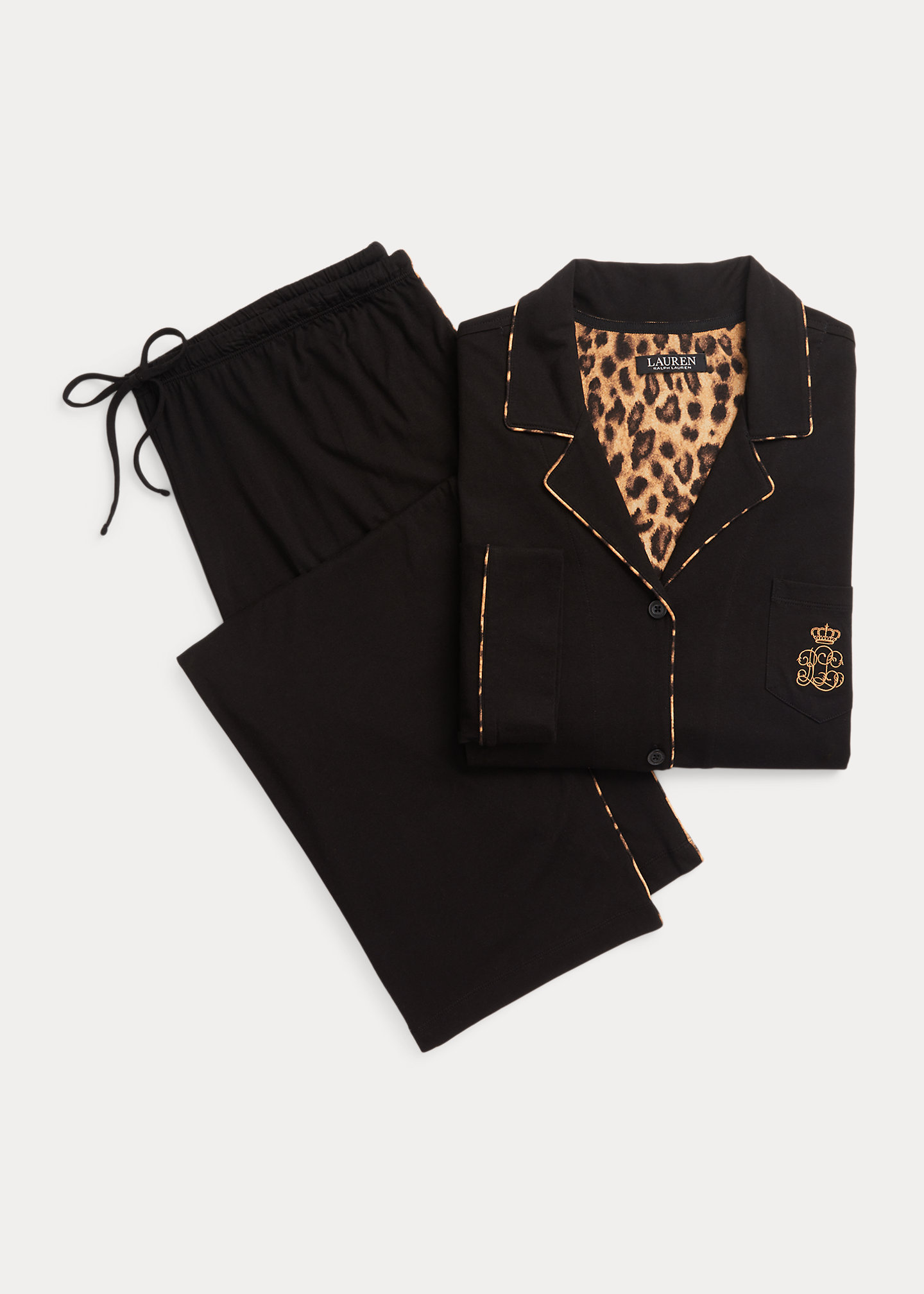 Cotton-Blend Jersey Sleep Set