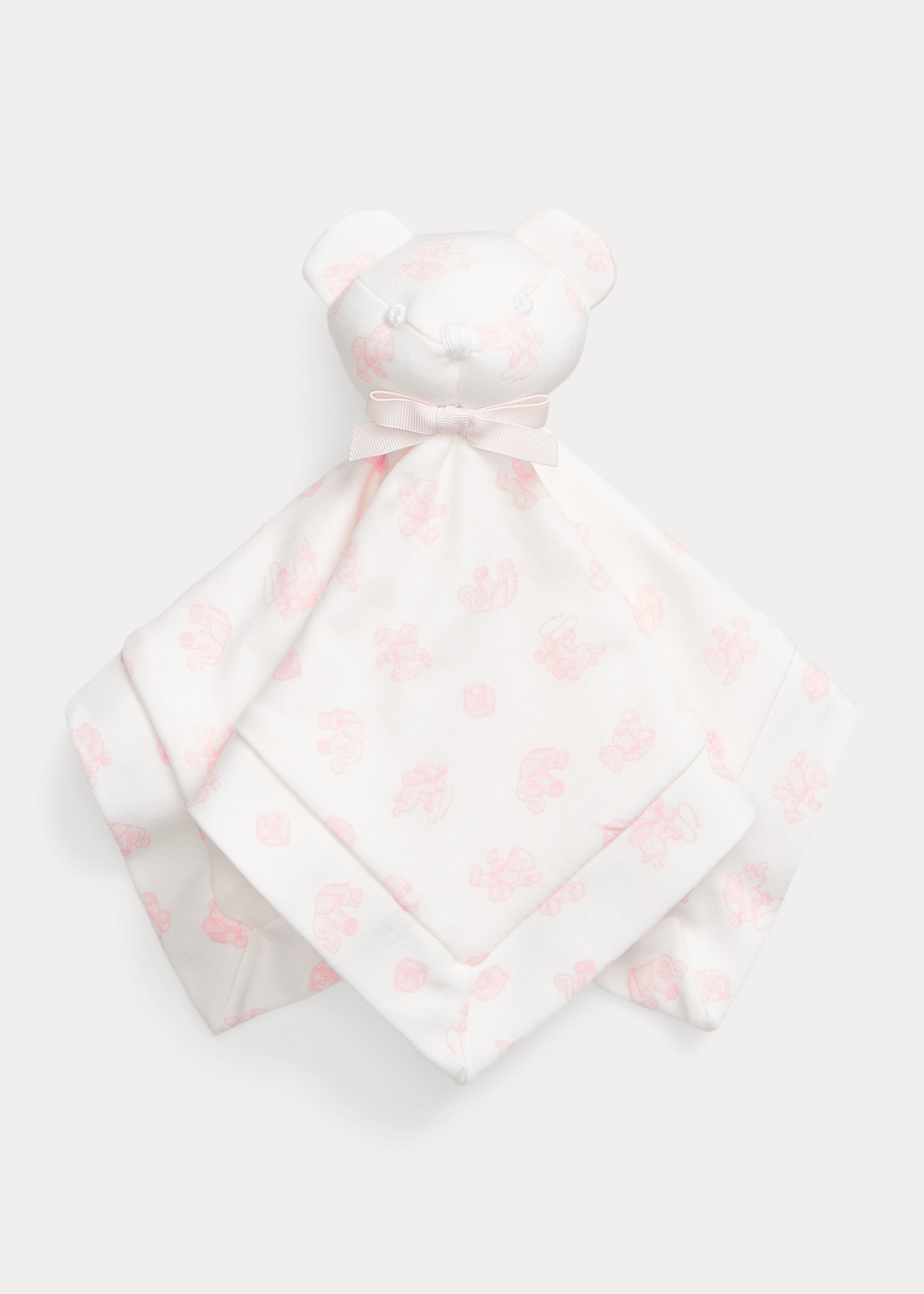 Cotton Interlock Bear Lovey Blanket