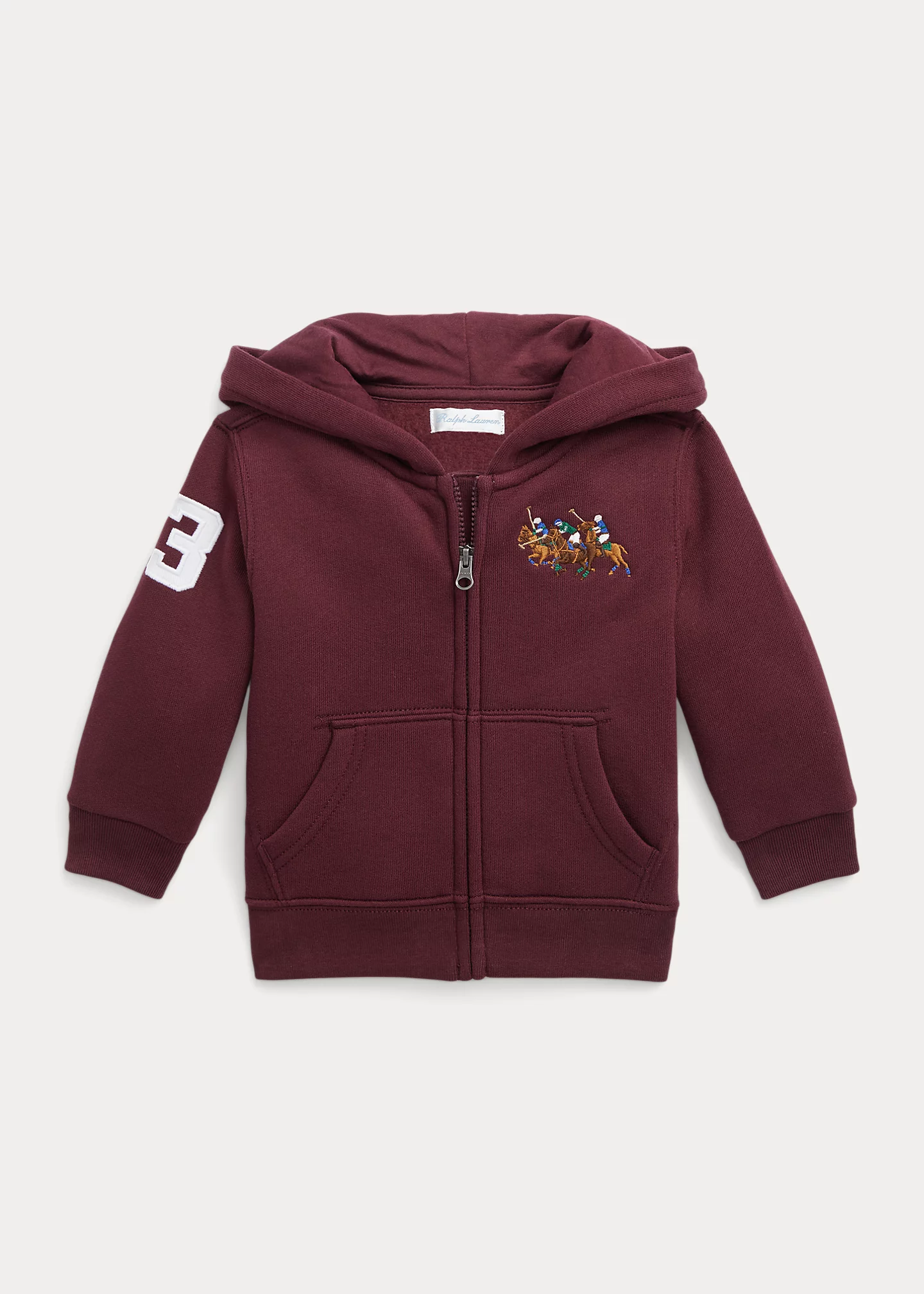 Triple-Pony Fleece Full-Zip Hoodie
