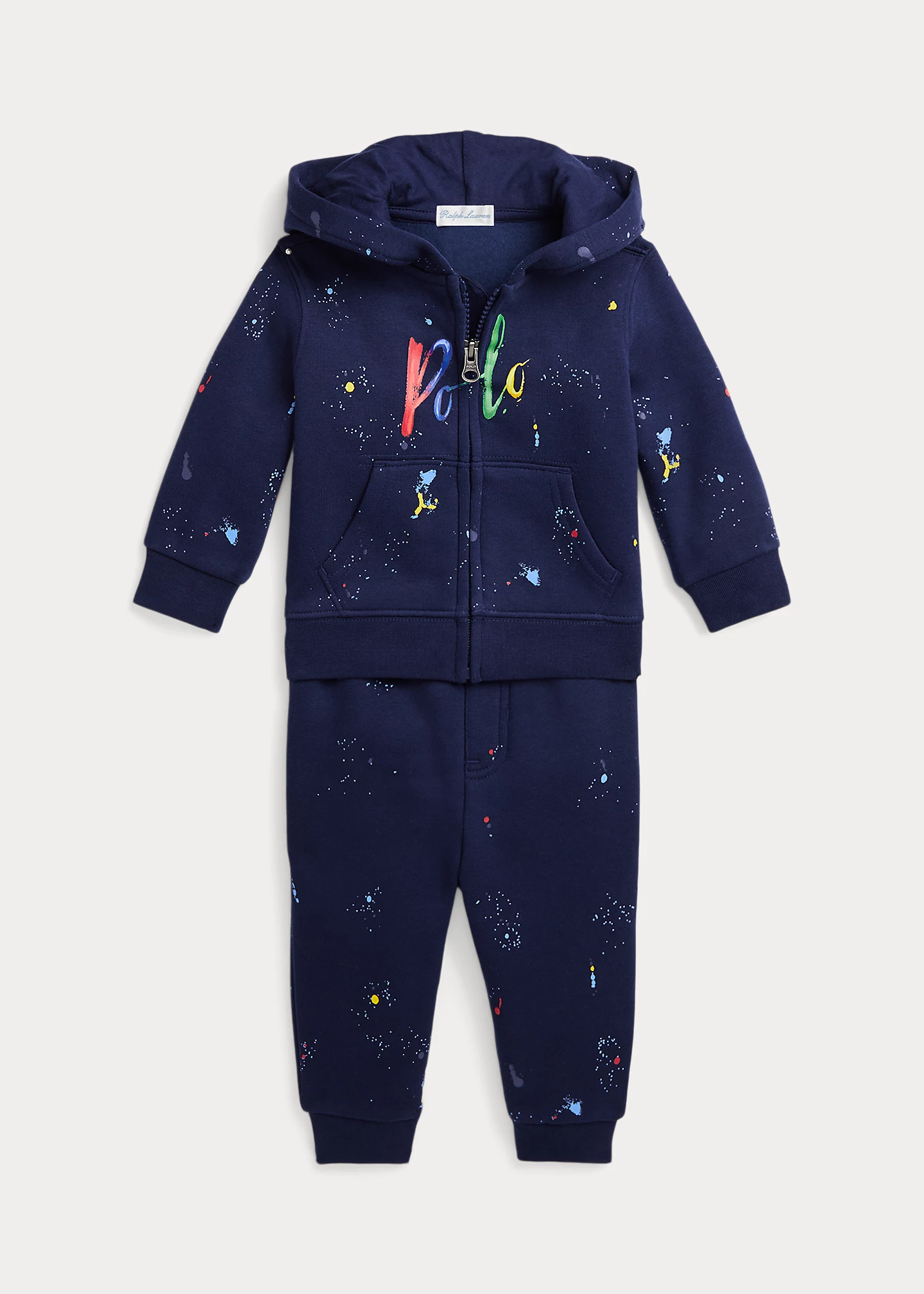 Logo Fleece Full-Zip Hoodie & Pant Set