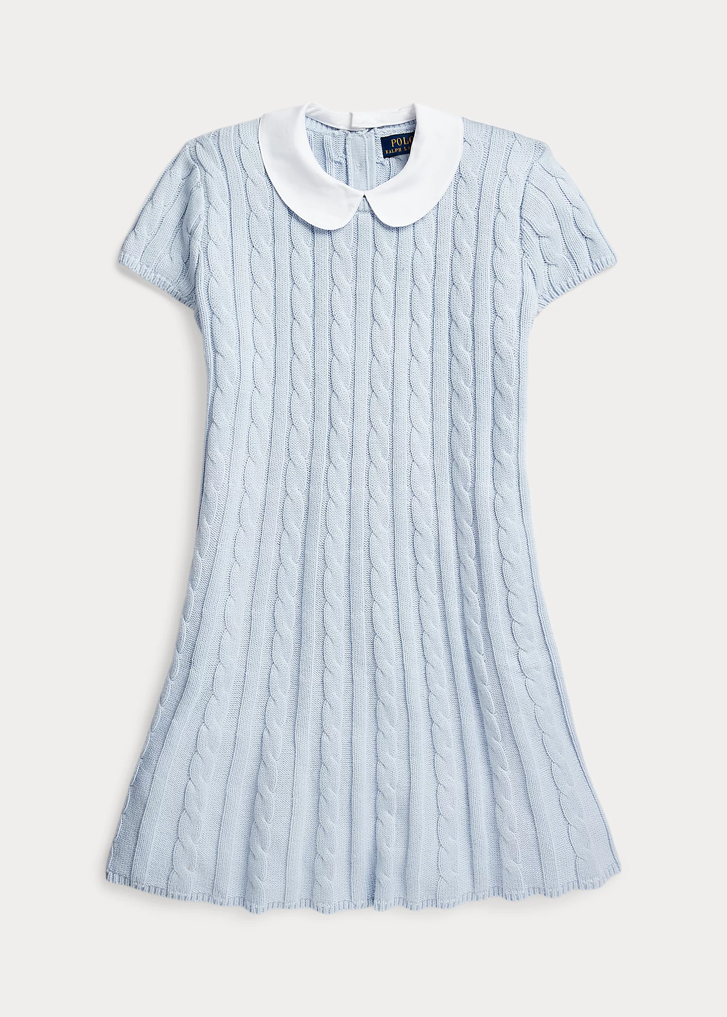 Cable-Knit Cotton Sweater Dress