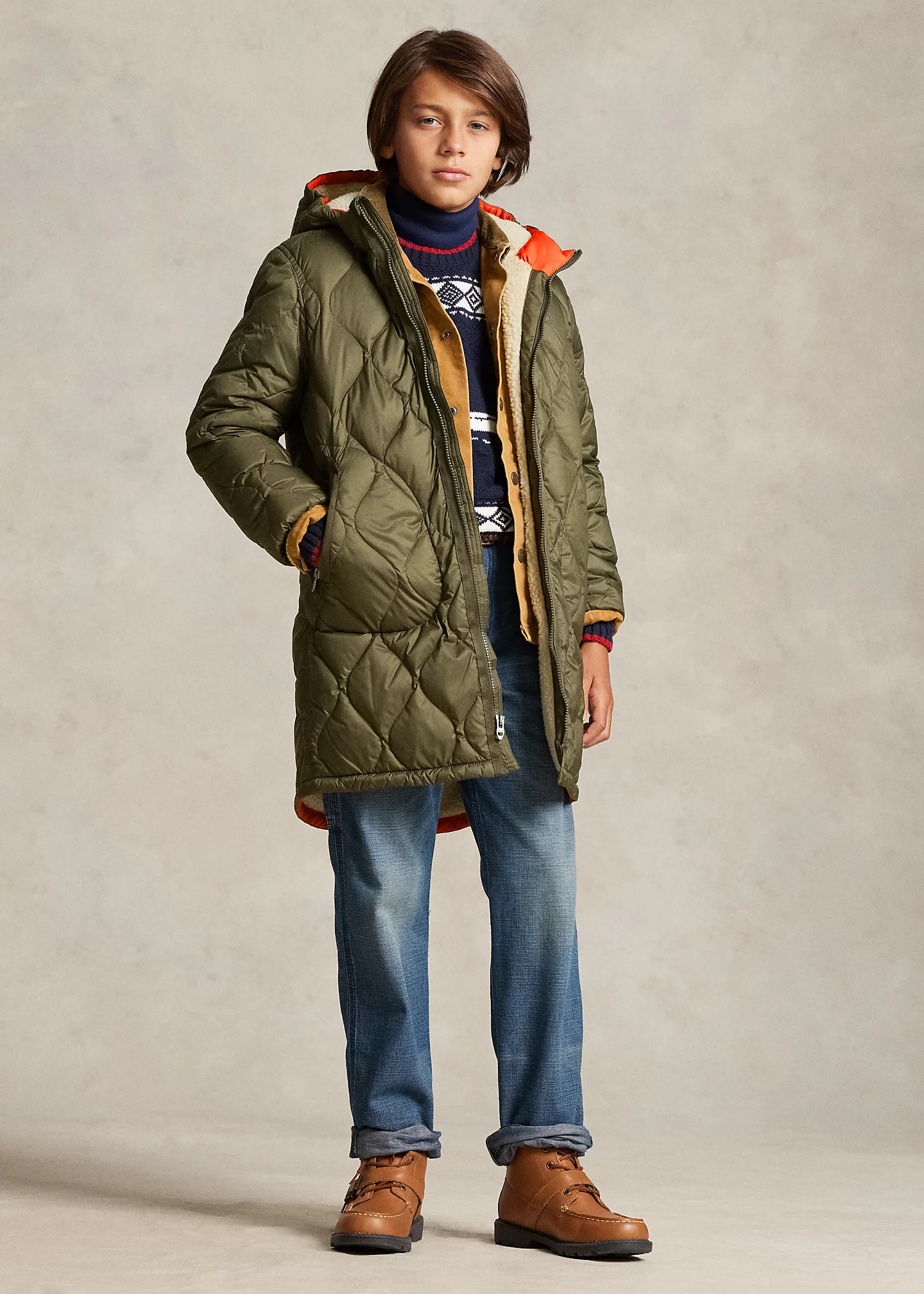 Water-Repellent Ripstop Down Jacket