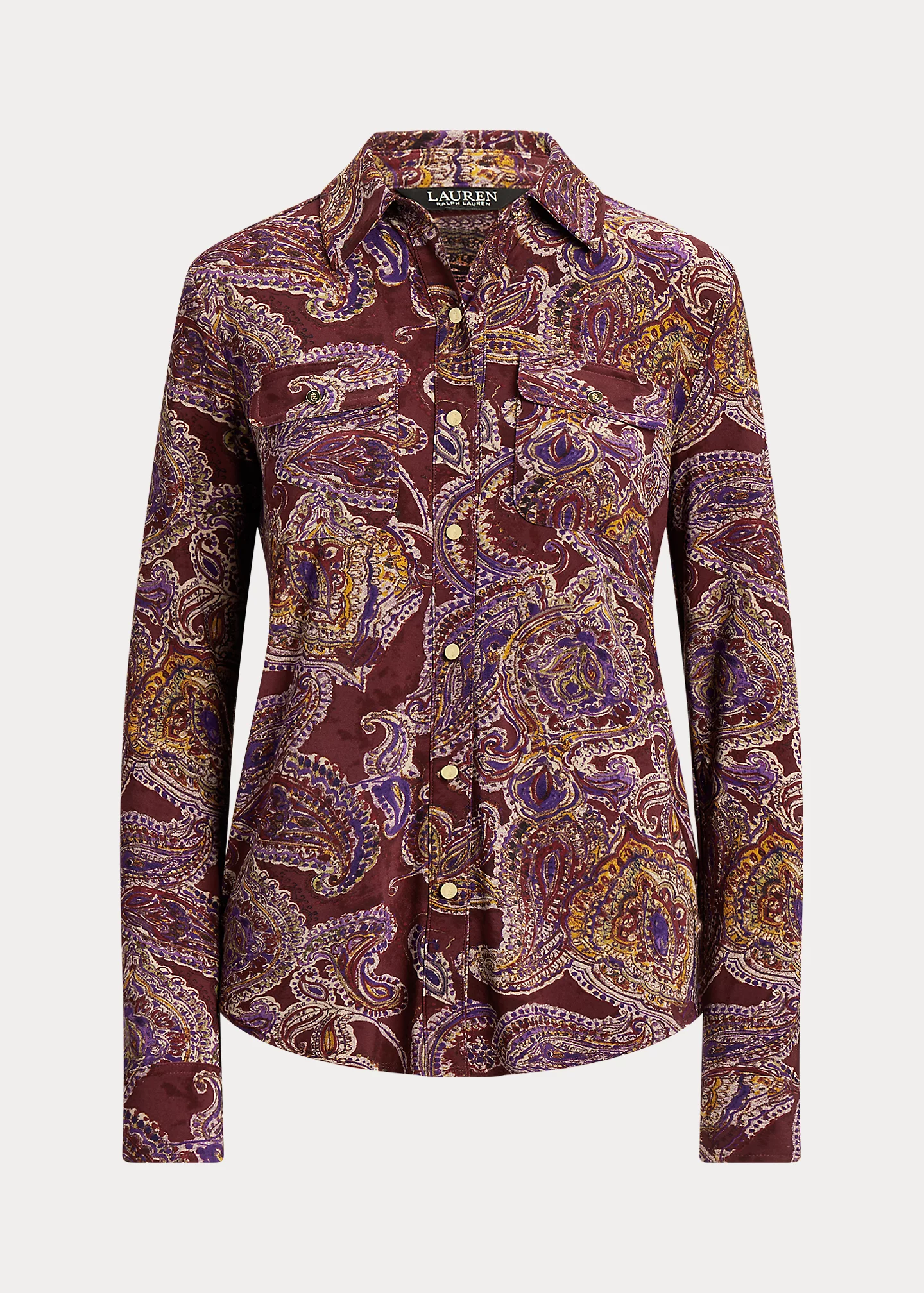 Paisley Stretch Jersey Shirt