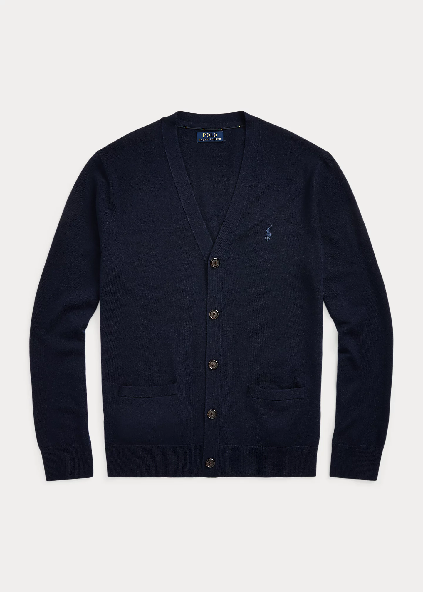 Slim Fit Washable Wool Cardigan