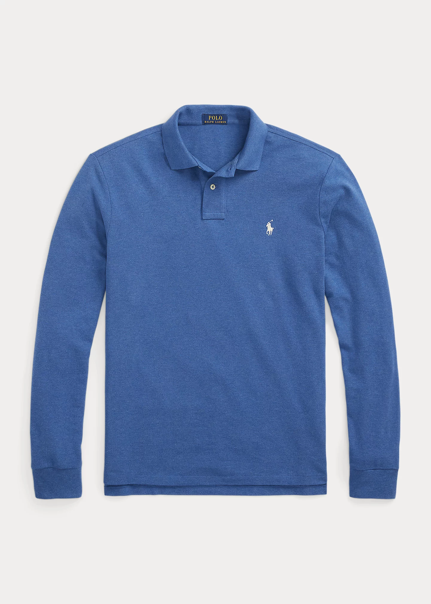 Mesh Long-Sleeve Polo Shirt – All Fits