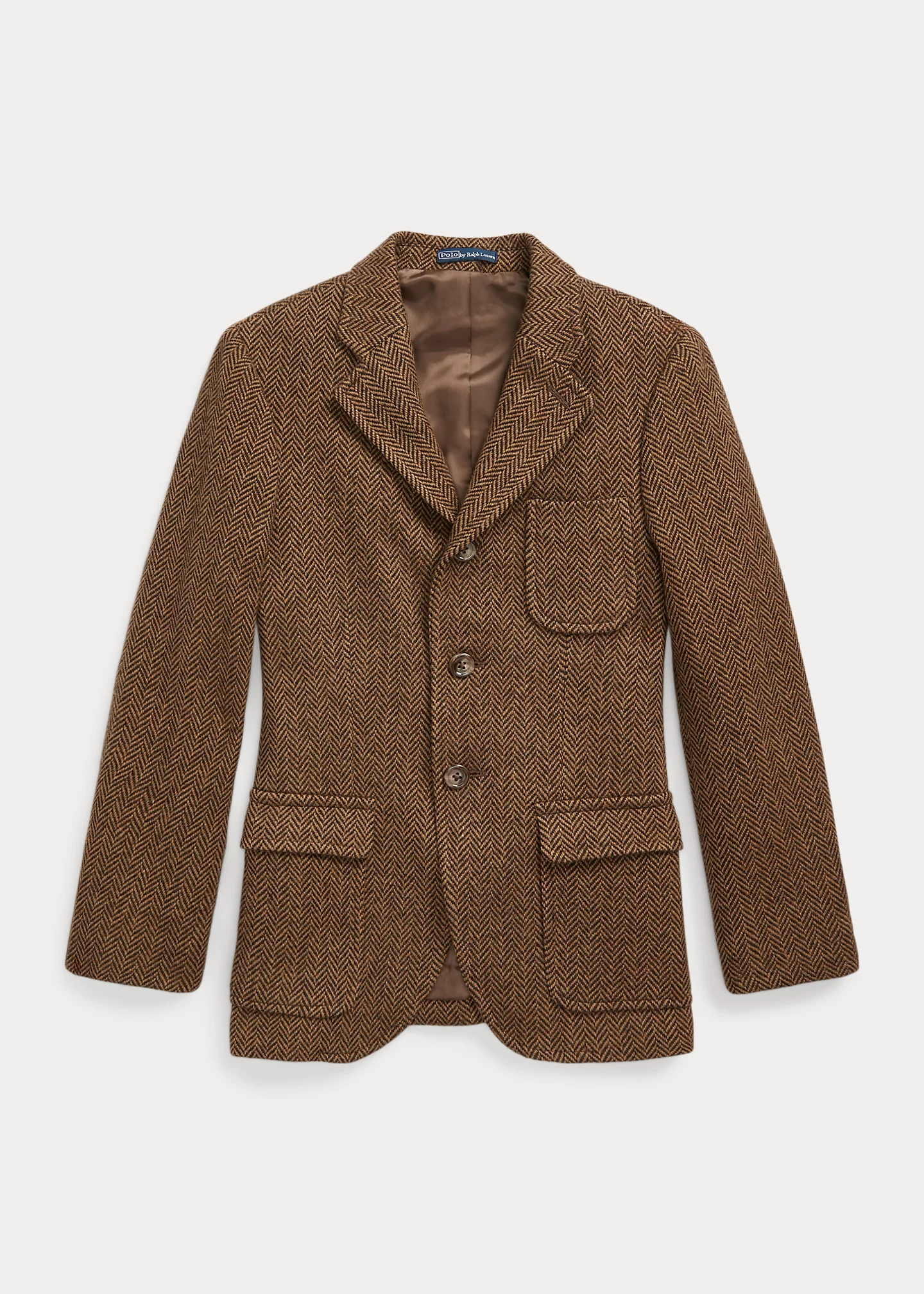 Wool-Blend Herringbone Sport Coat