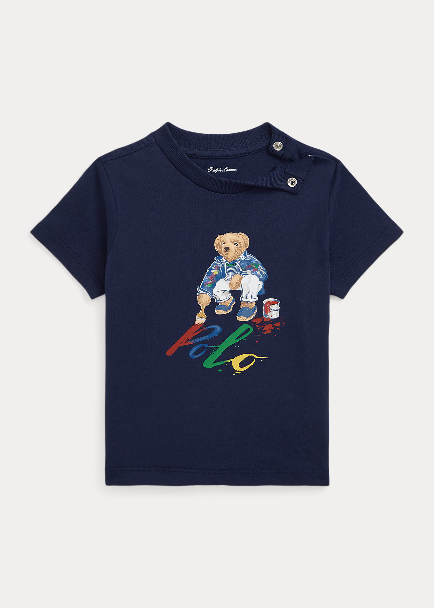 Polo Bear Cotton Jersey Tee
