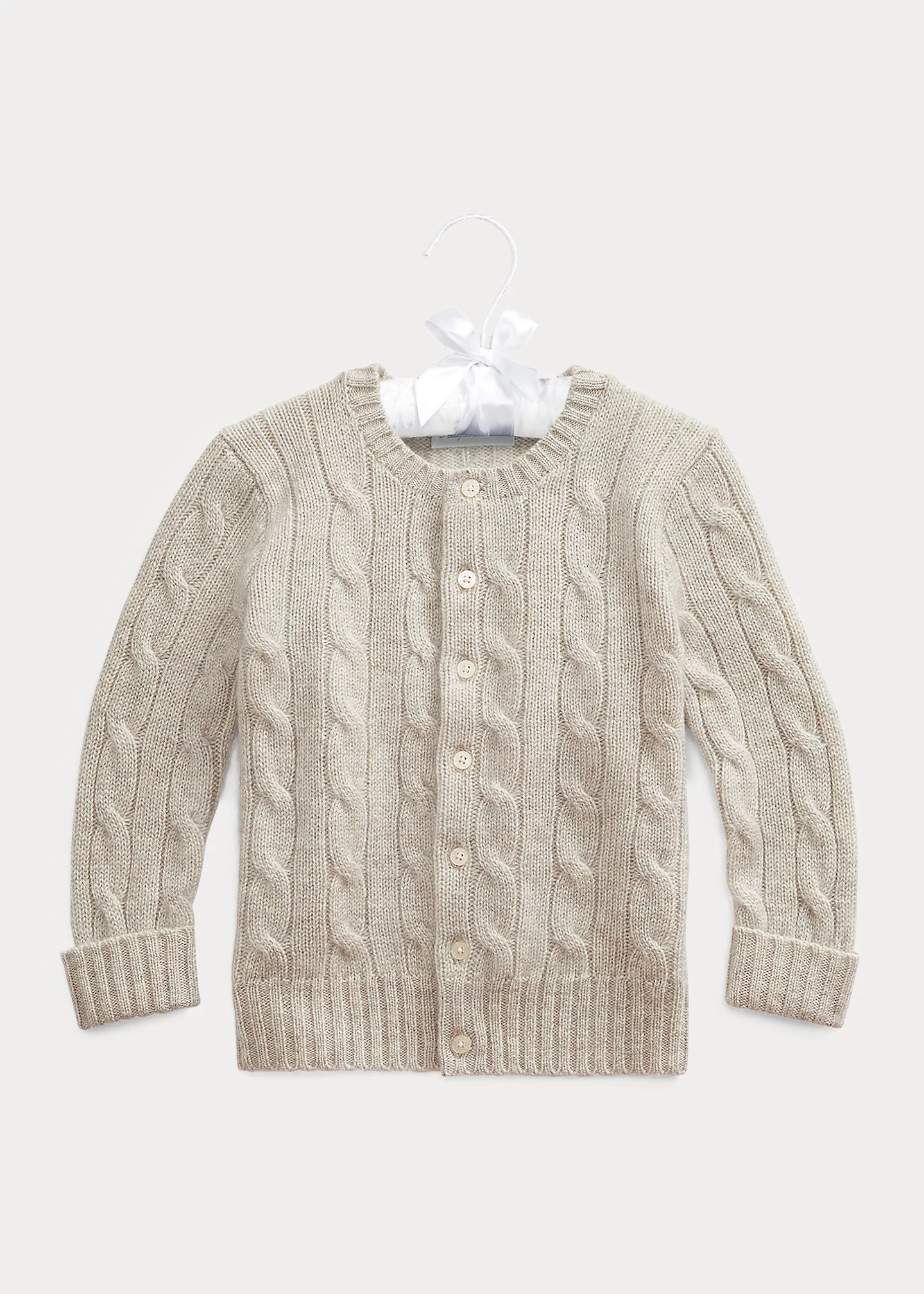 Cable-Knit Cashmere Cardigan