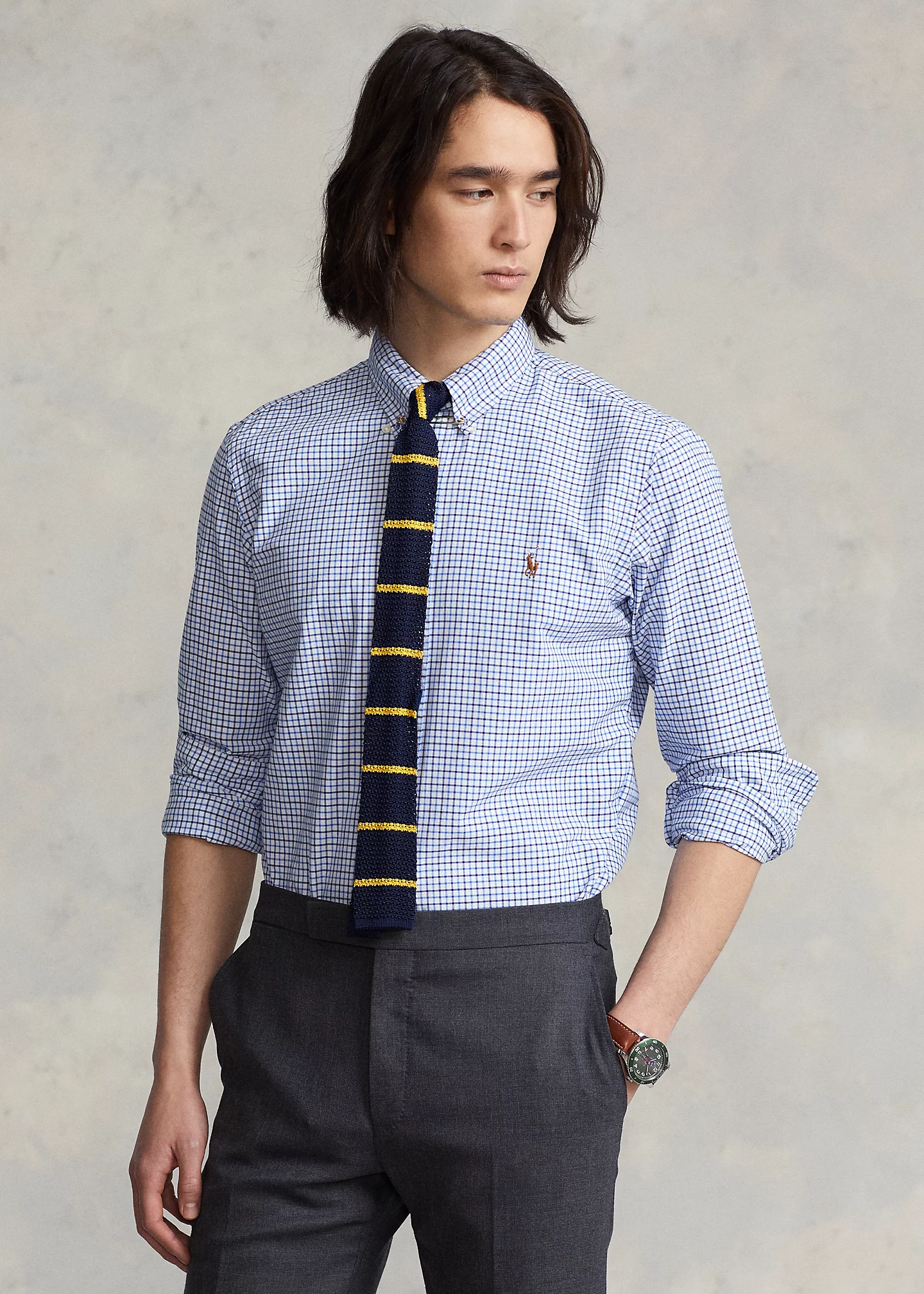 Classic Fit Tattersall Oxford Shirt
