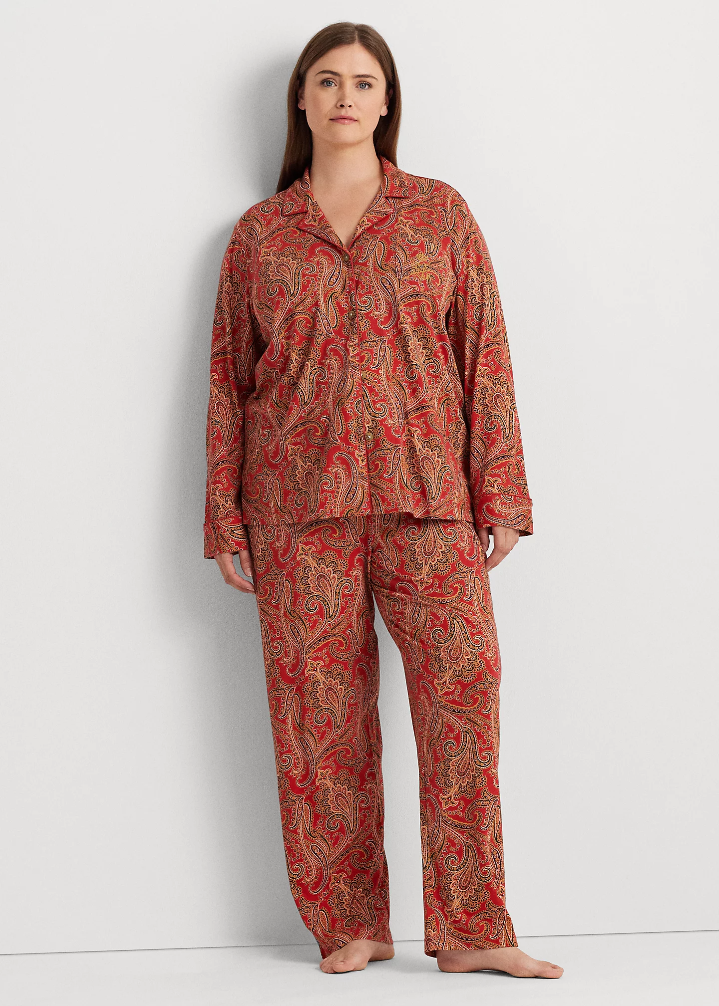 Paisley Cotton-Blend Jersey Sleep Set