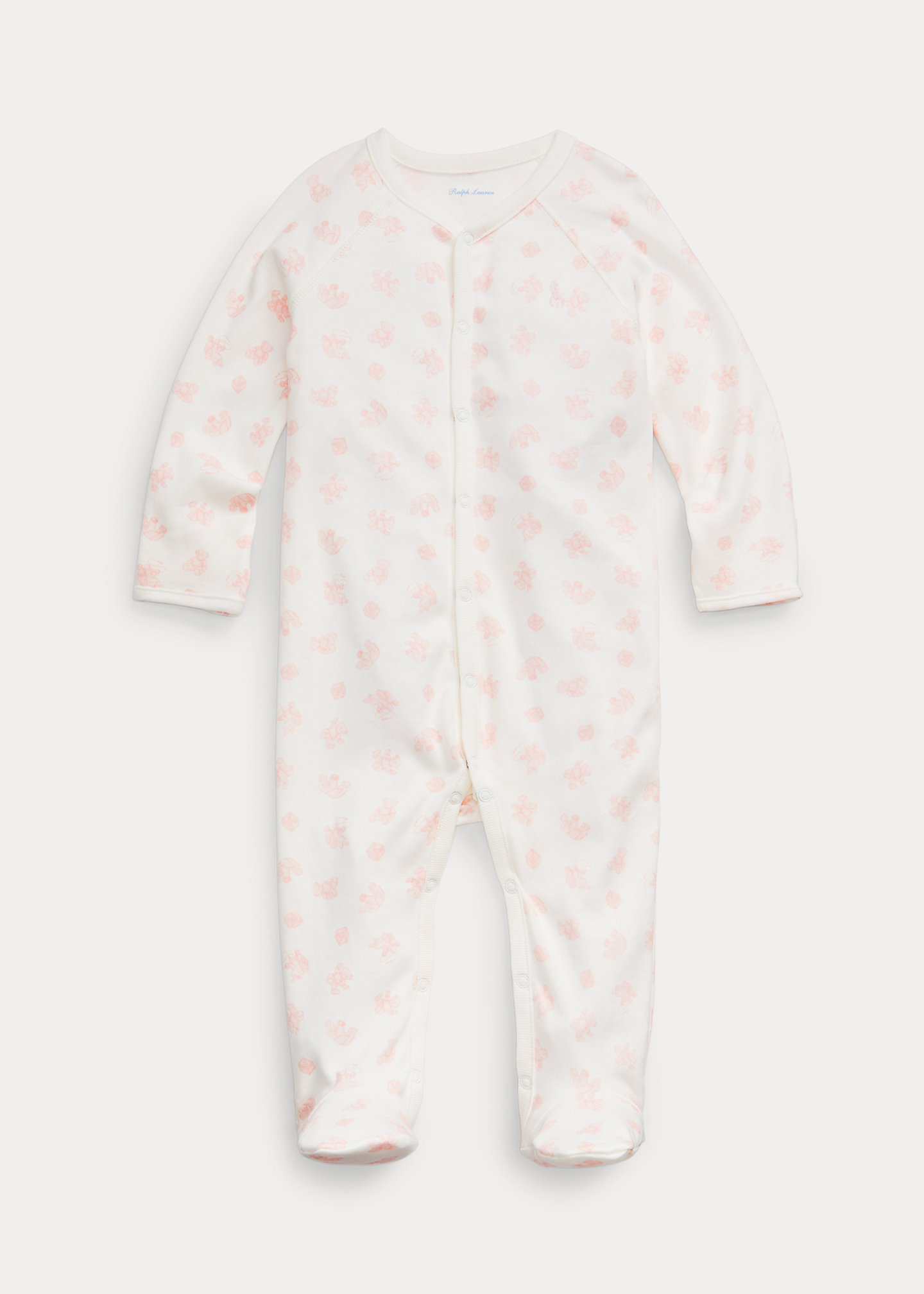 Organic Cotton Interlock Footed Coverall
