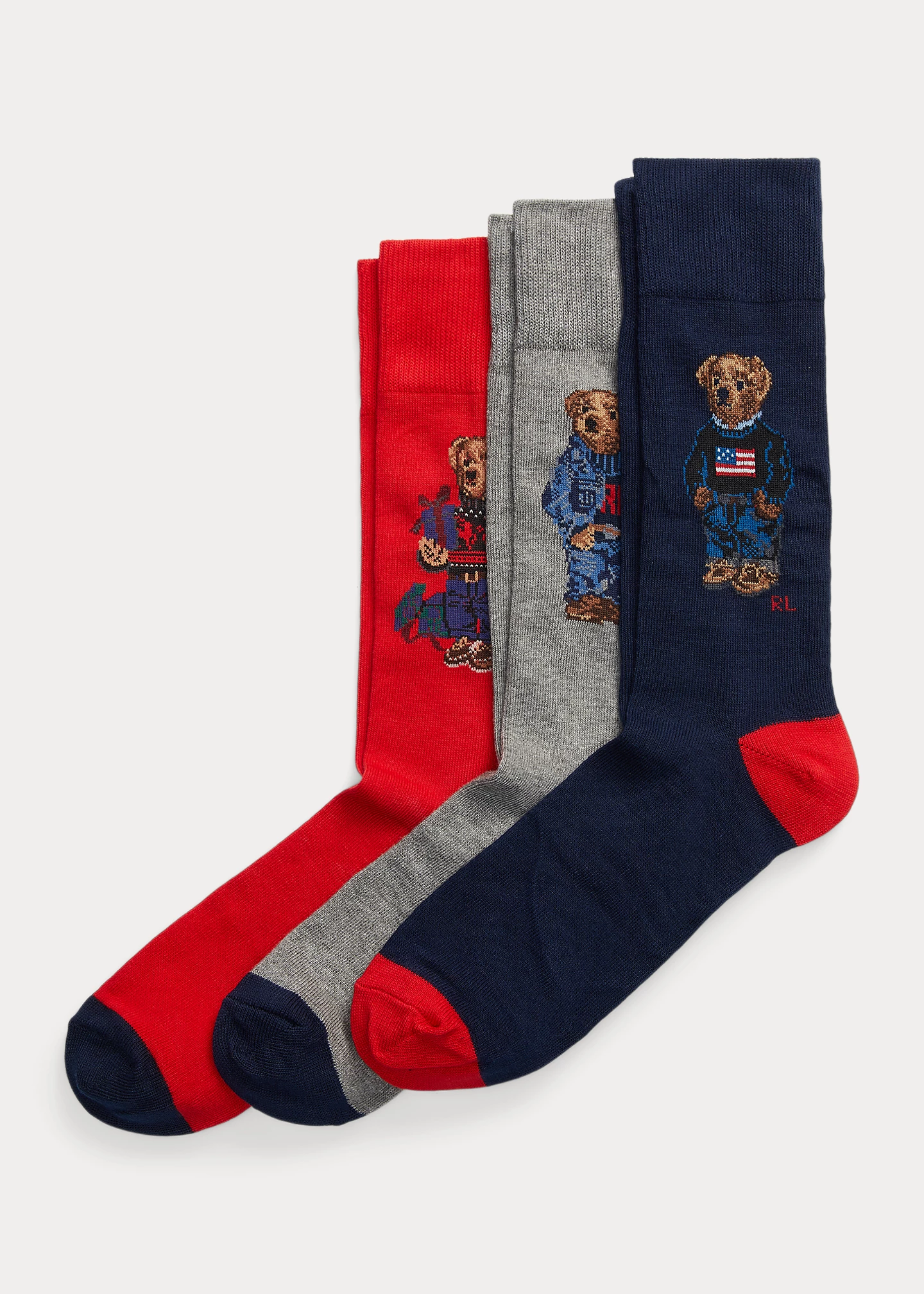 Polo Bear Trouser Sock 3-Pack