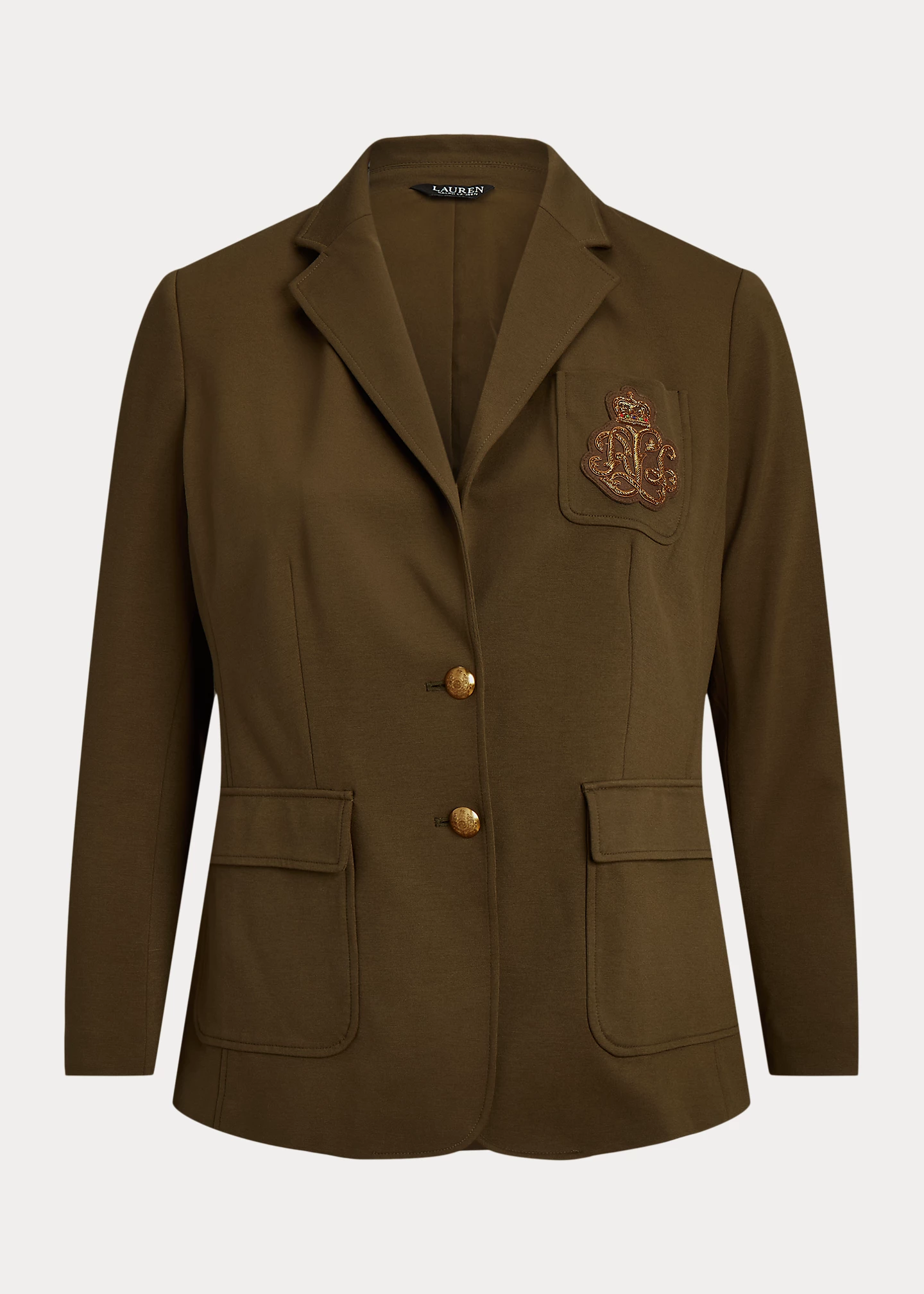 Crest-Patch Ponte Blazer