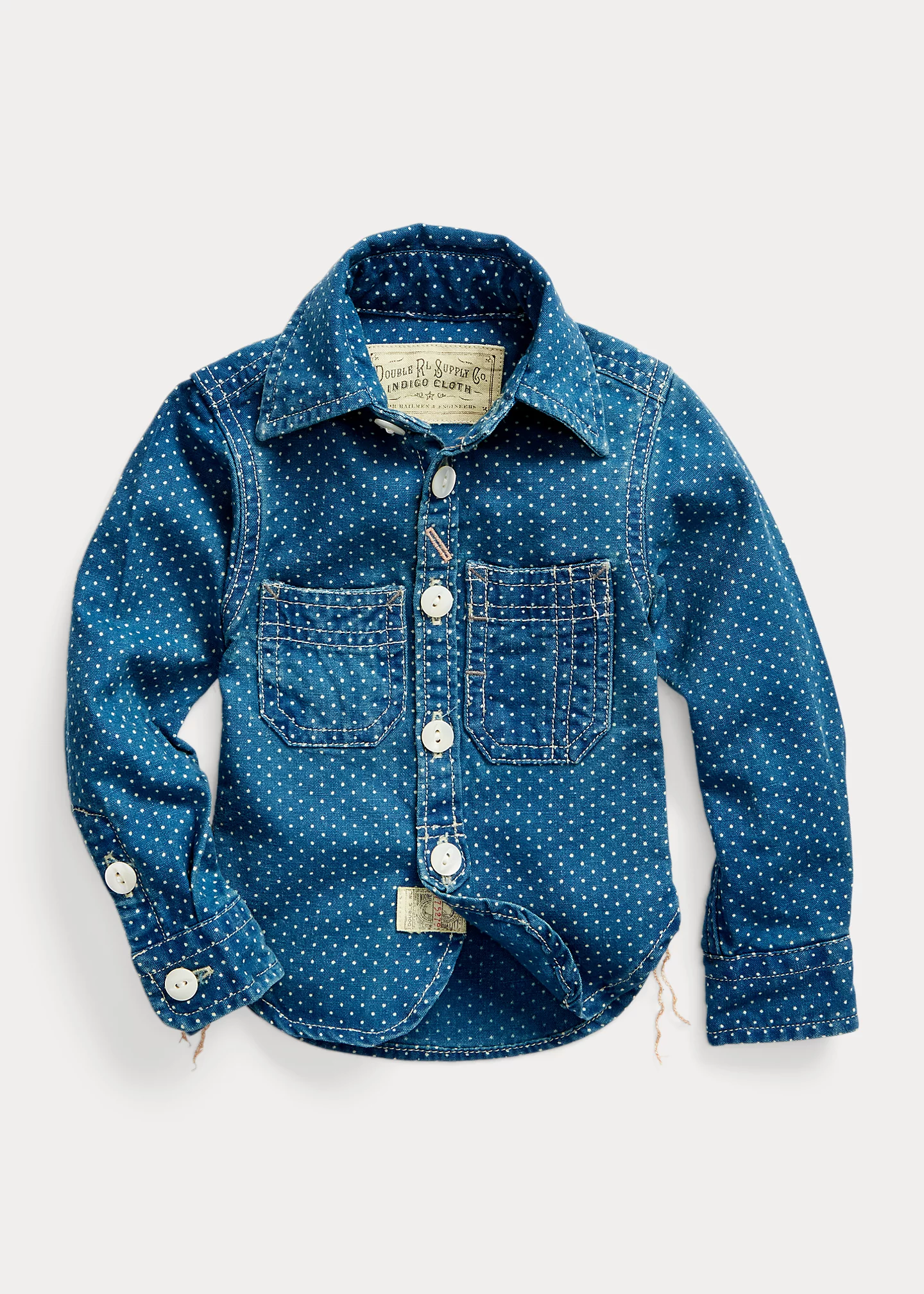 Mini Indigo Workshirt
