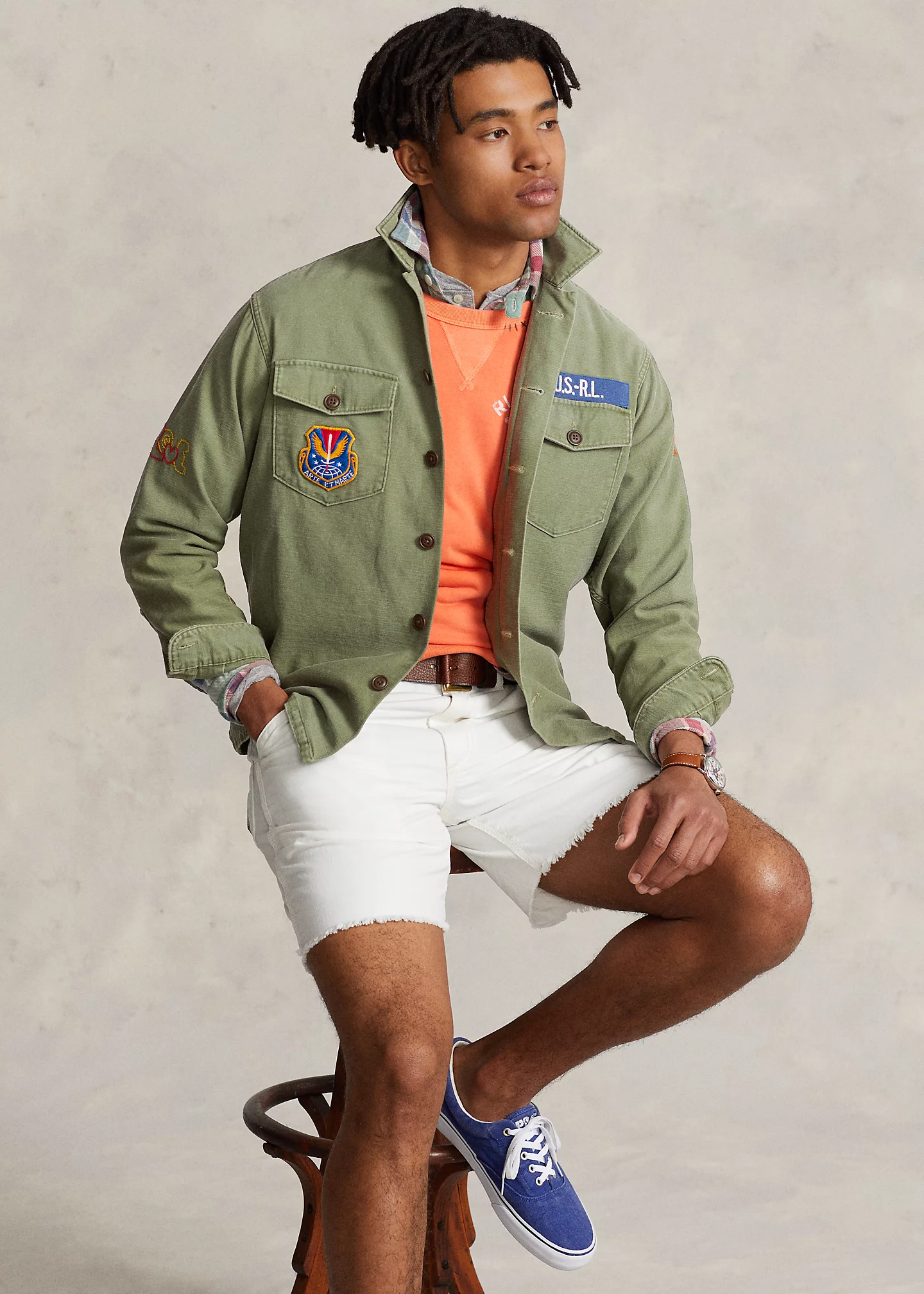 Classic Fit Peace Love Polo Shirt