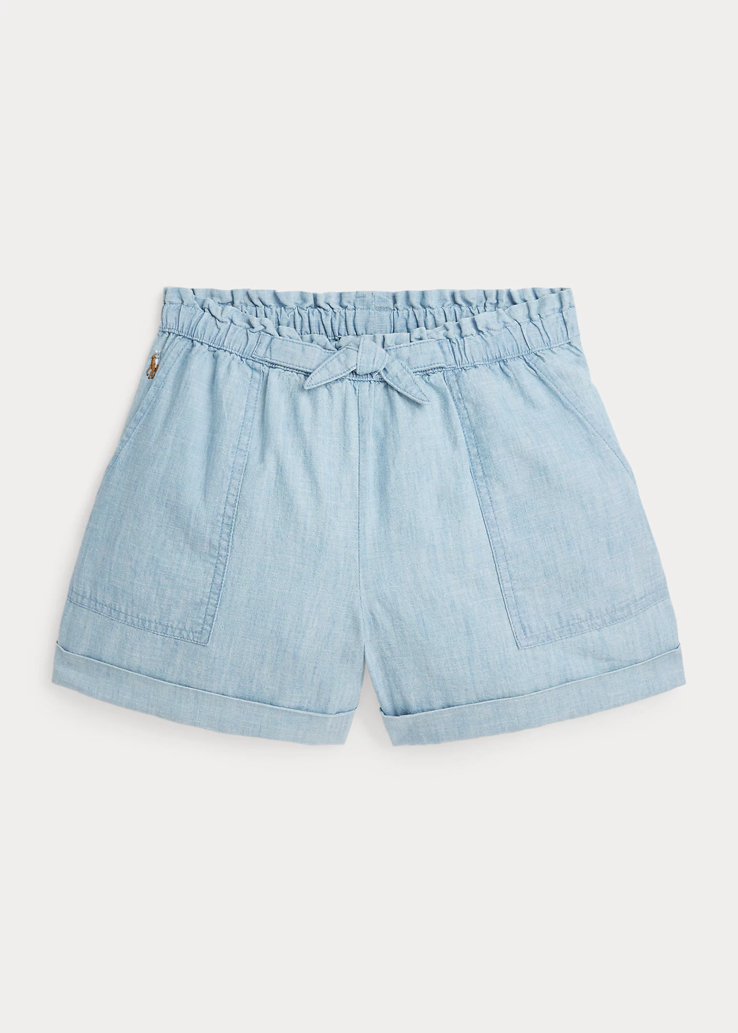 Cotton Chambray Camp Short