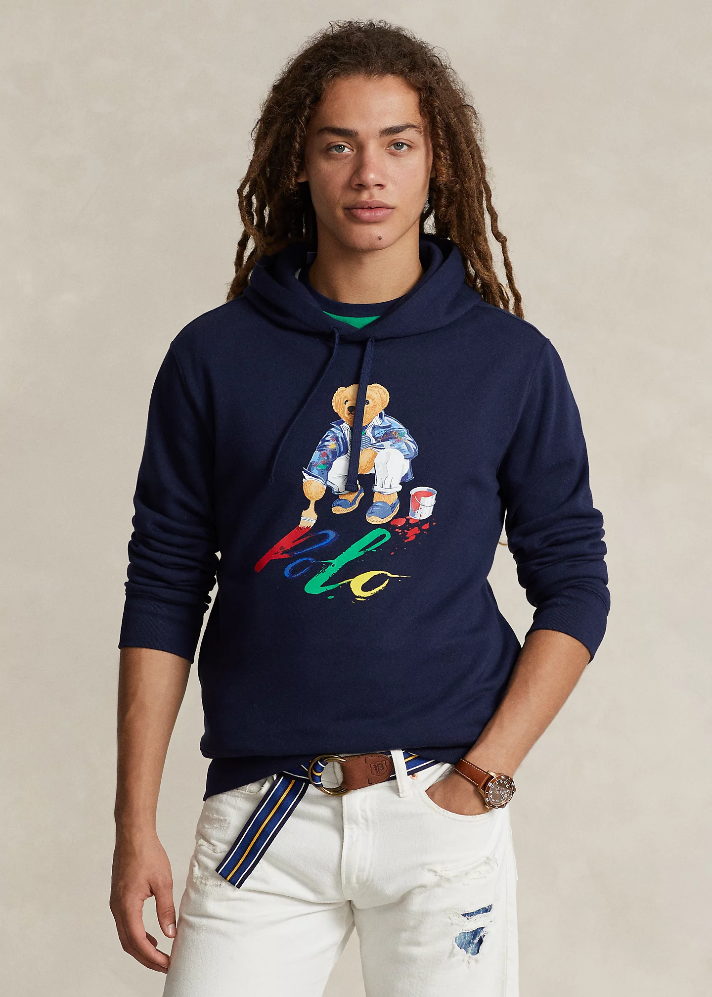 Polo Bear Fleece Hoodie