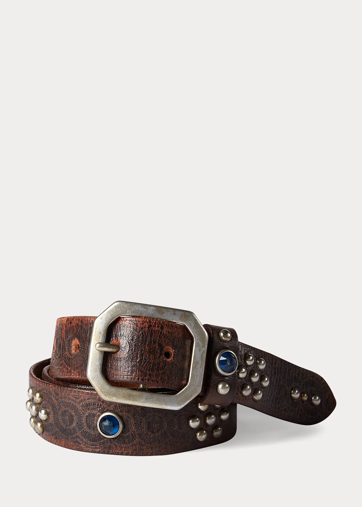 Studded Leather Belt