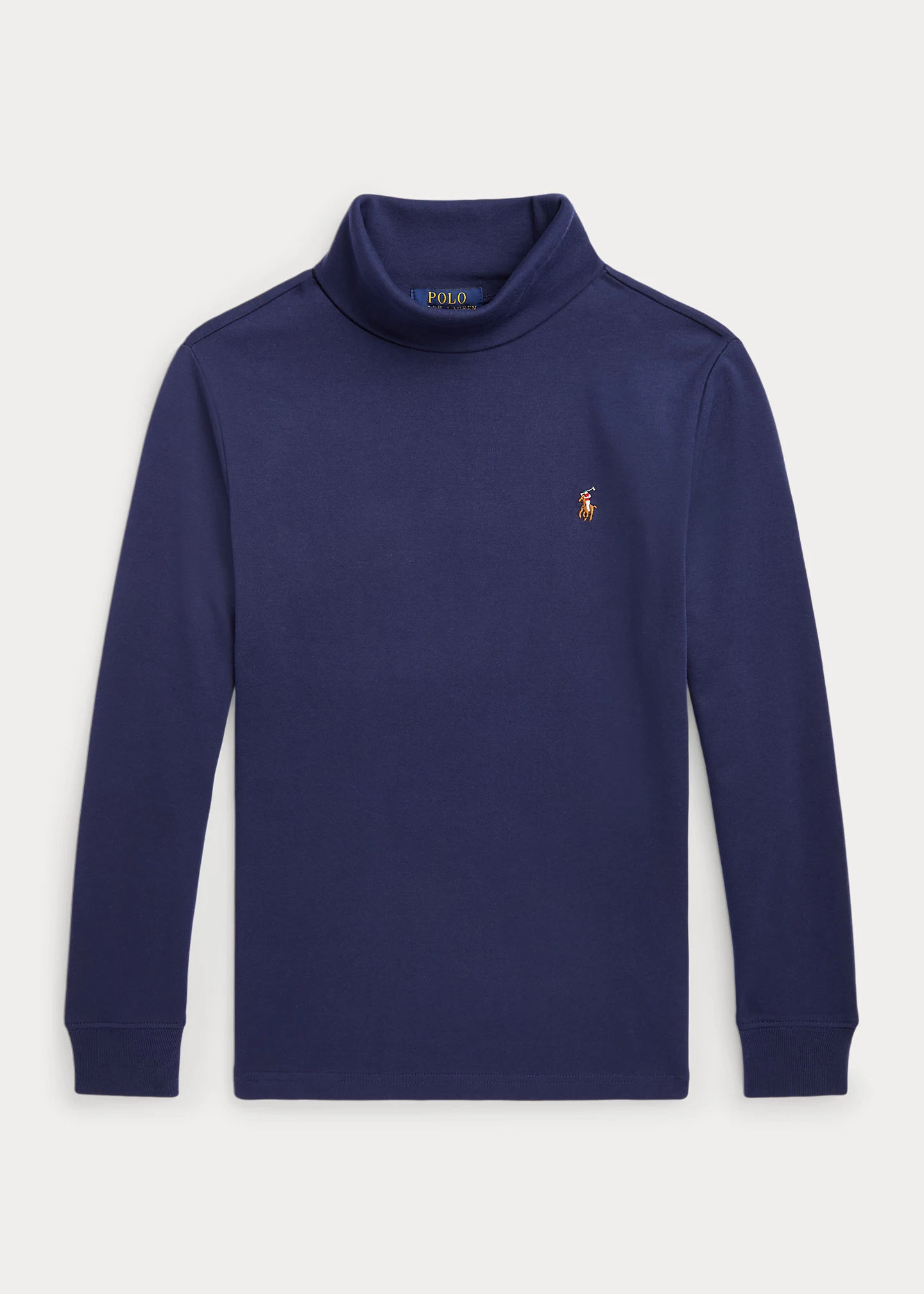 Cotton Interlock Turtleneck