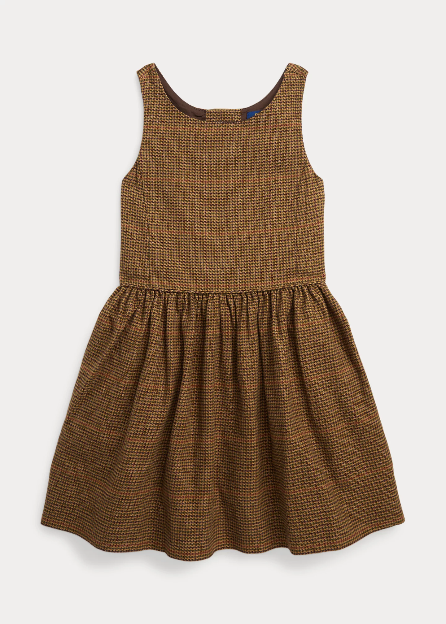 Plaid Cotton Twill Dress