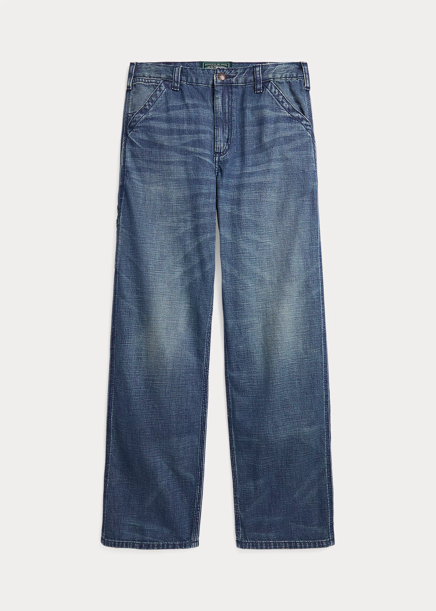 Faded Denim Carpenter Pant