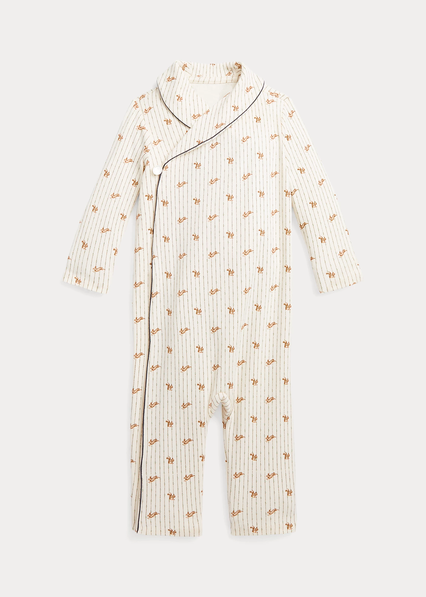 Print Organic Cotton Shawl Coverall