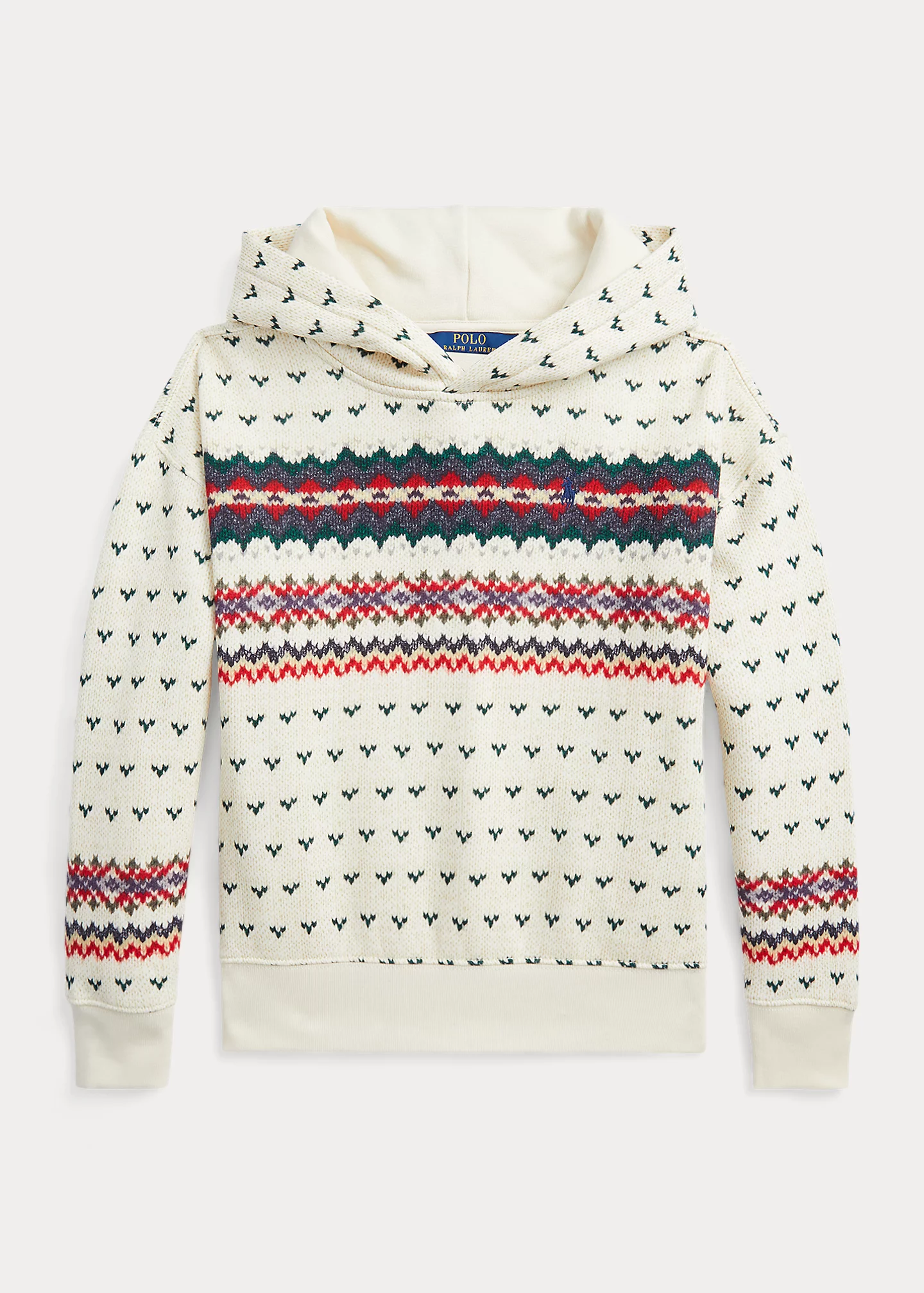 Fair Isle Fleece Hoodie