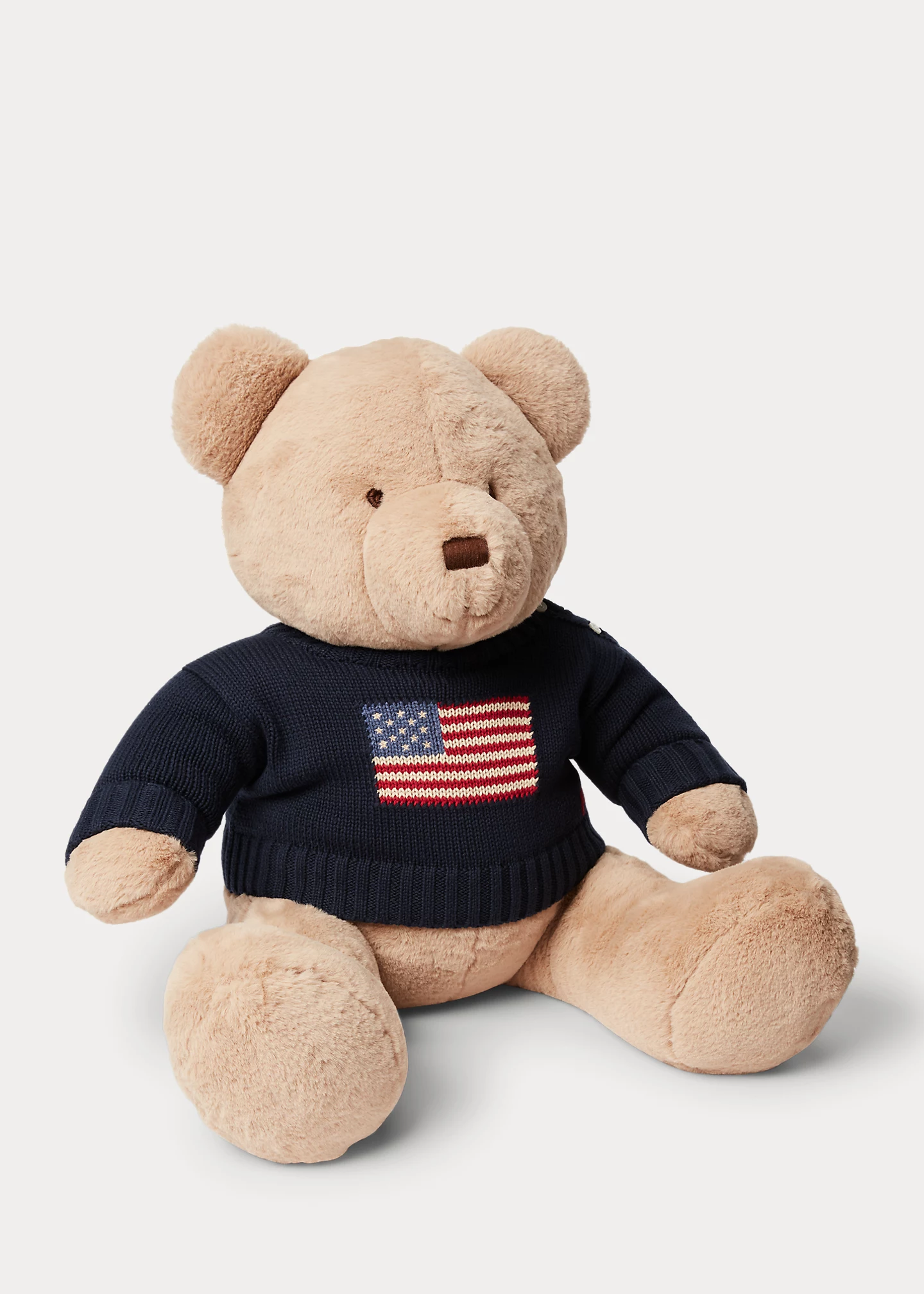 Large Flag-Sweater Polo Bear