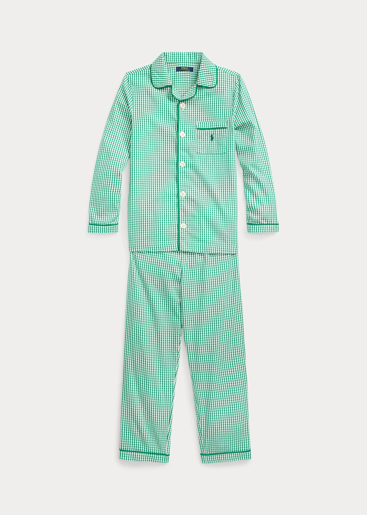 Gingham Woven Sleep Set
