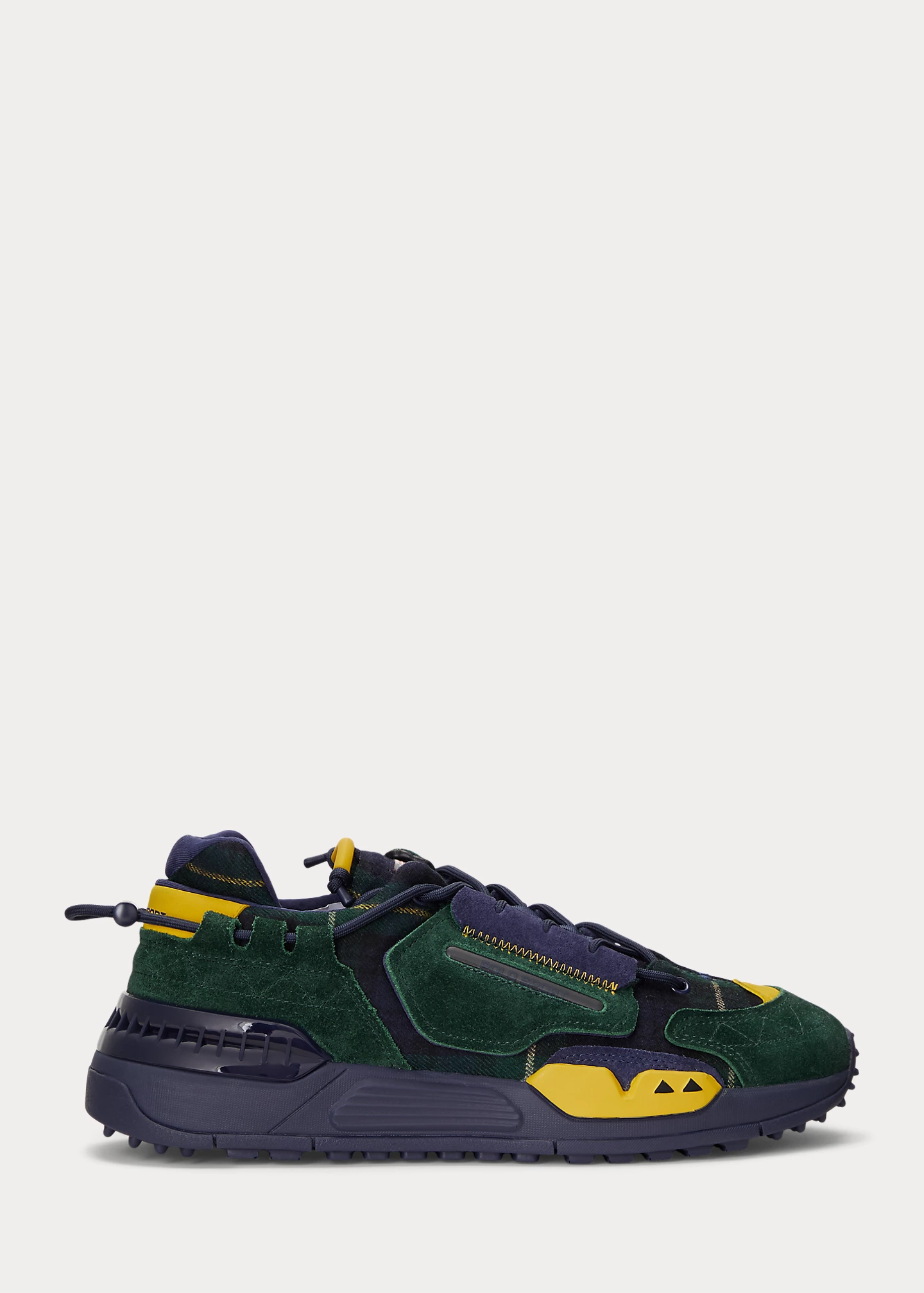 PS200 Suede & Plaid Twill Sneaker