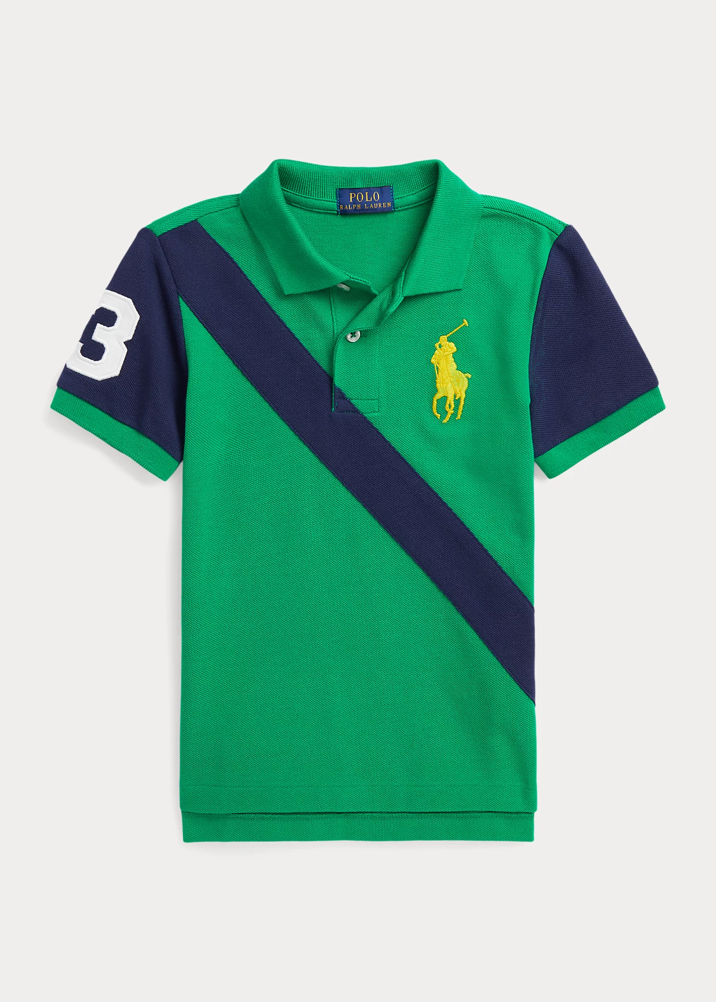 Big Pony Cotton Mesh Polo Shirt