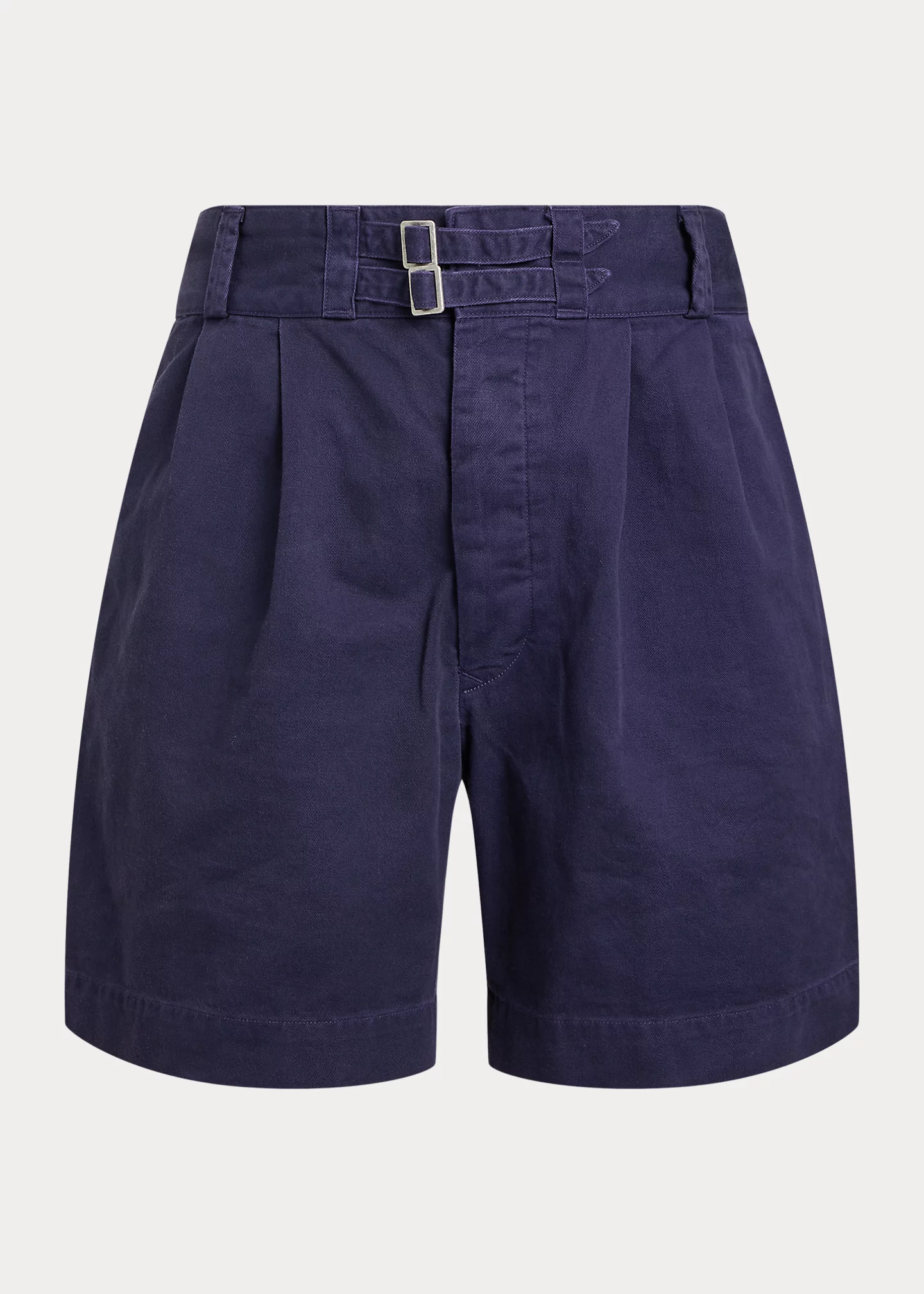 7-Inch Relaxed Fit Pleated Twill Short