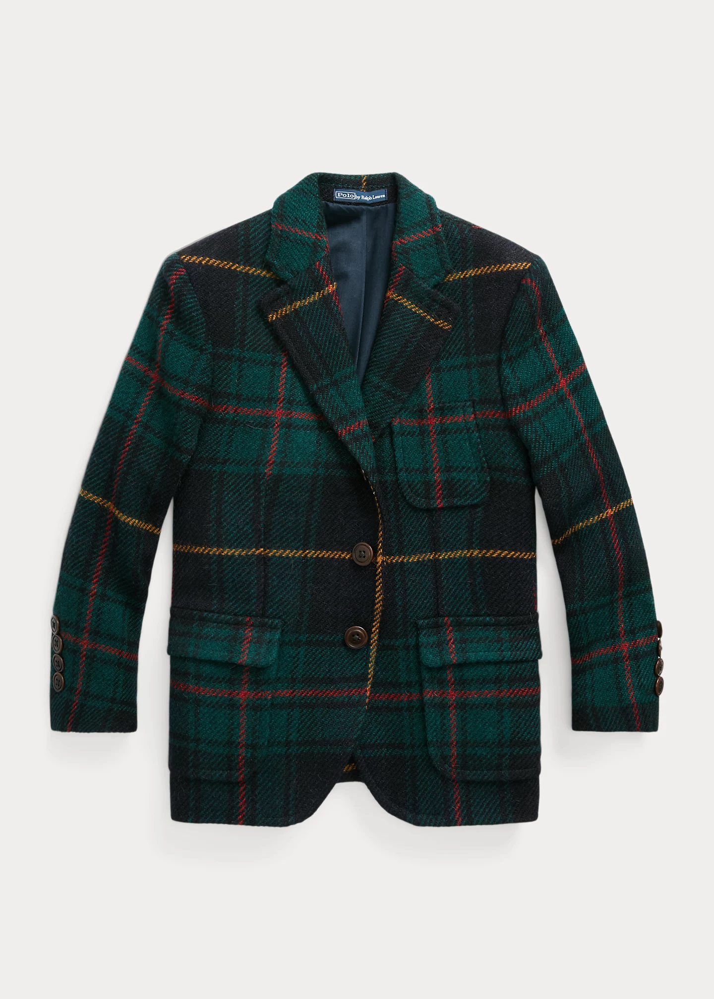 Plaid Wool Tweed Sport Coat