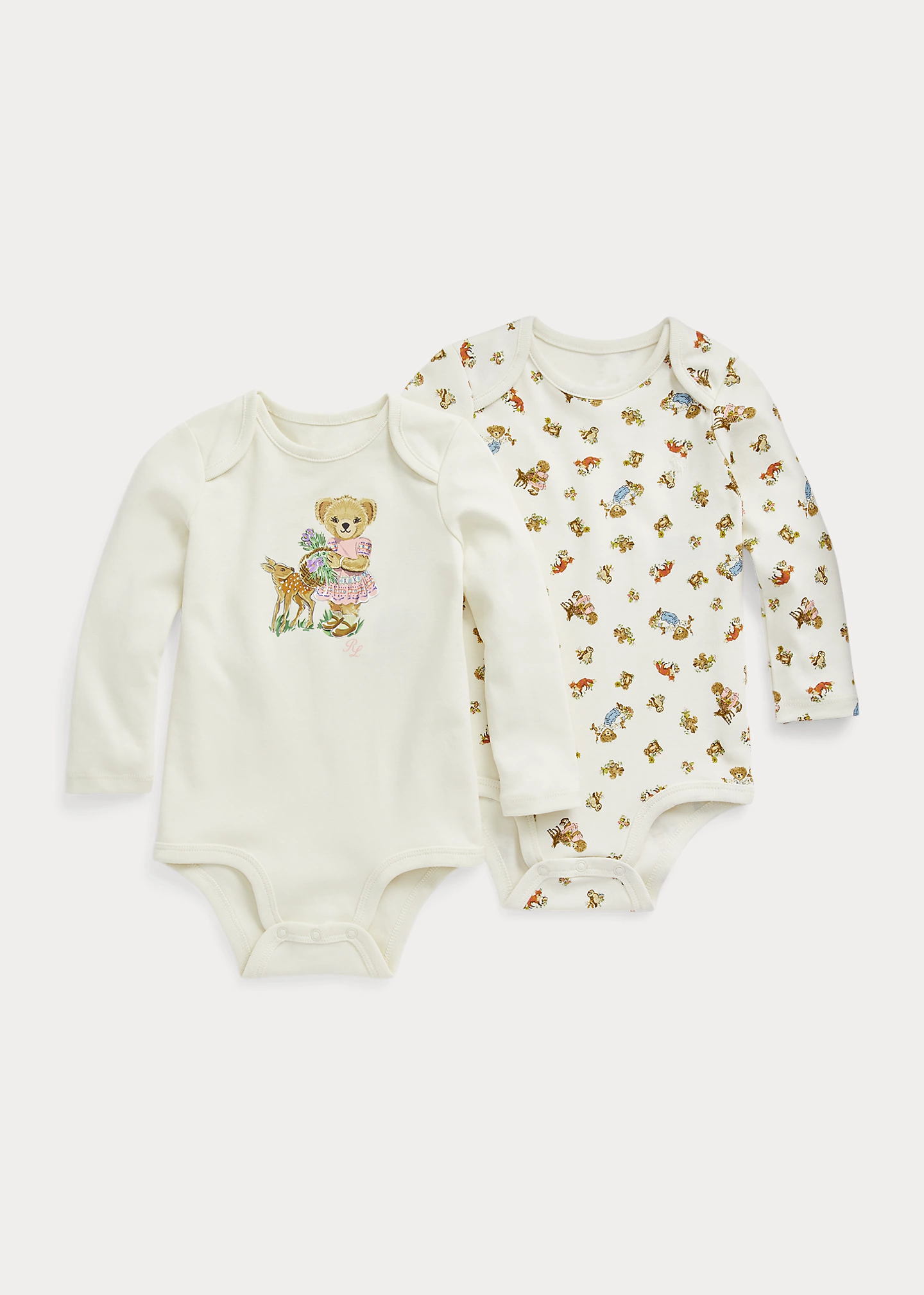 Polo Bear Cotton Bodysuit 2-Pack