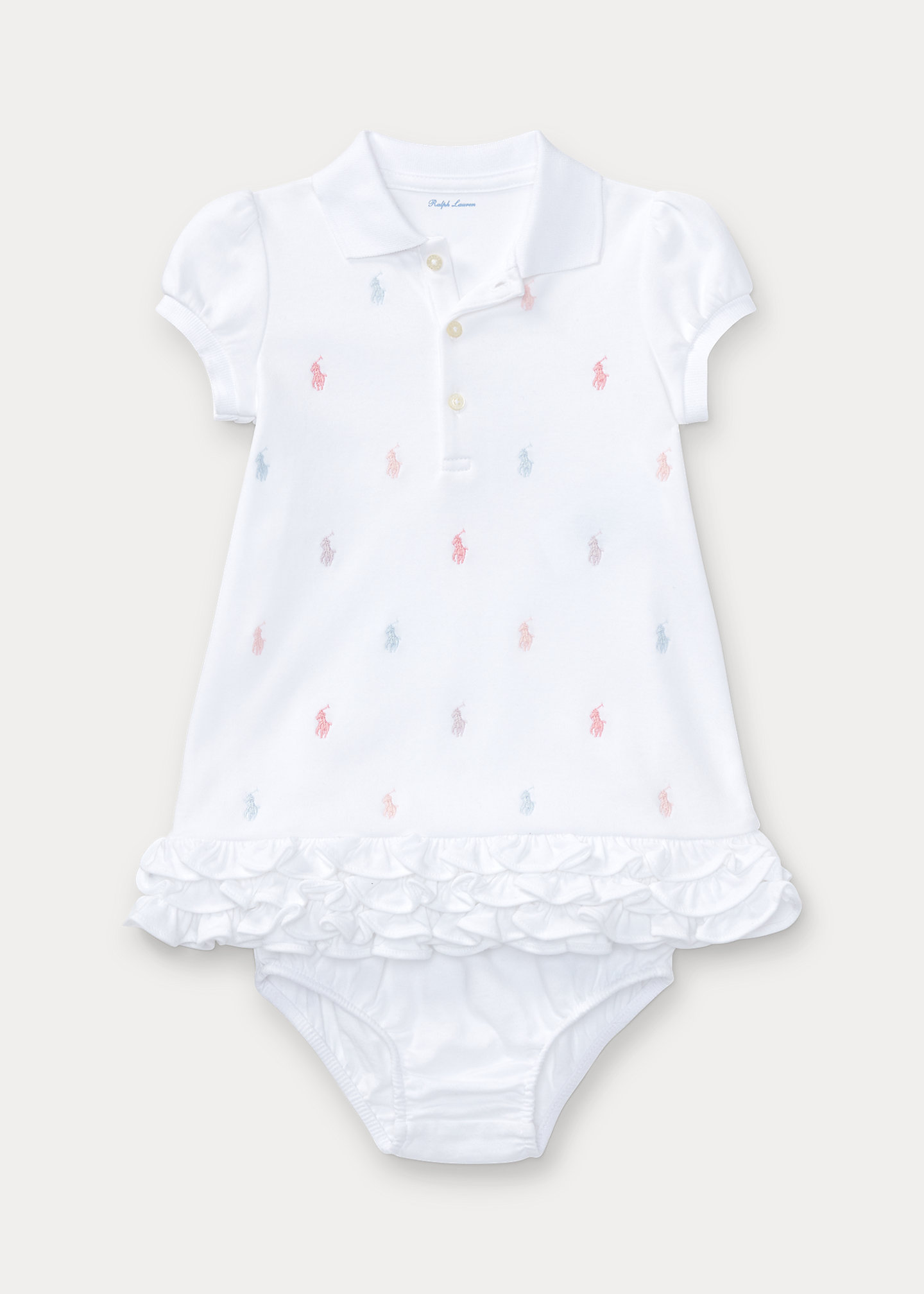 Ruffled Polo Dress & Bloomer